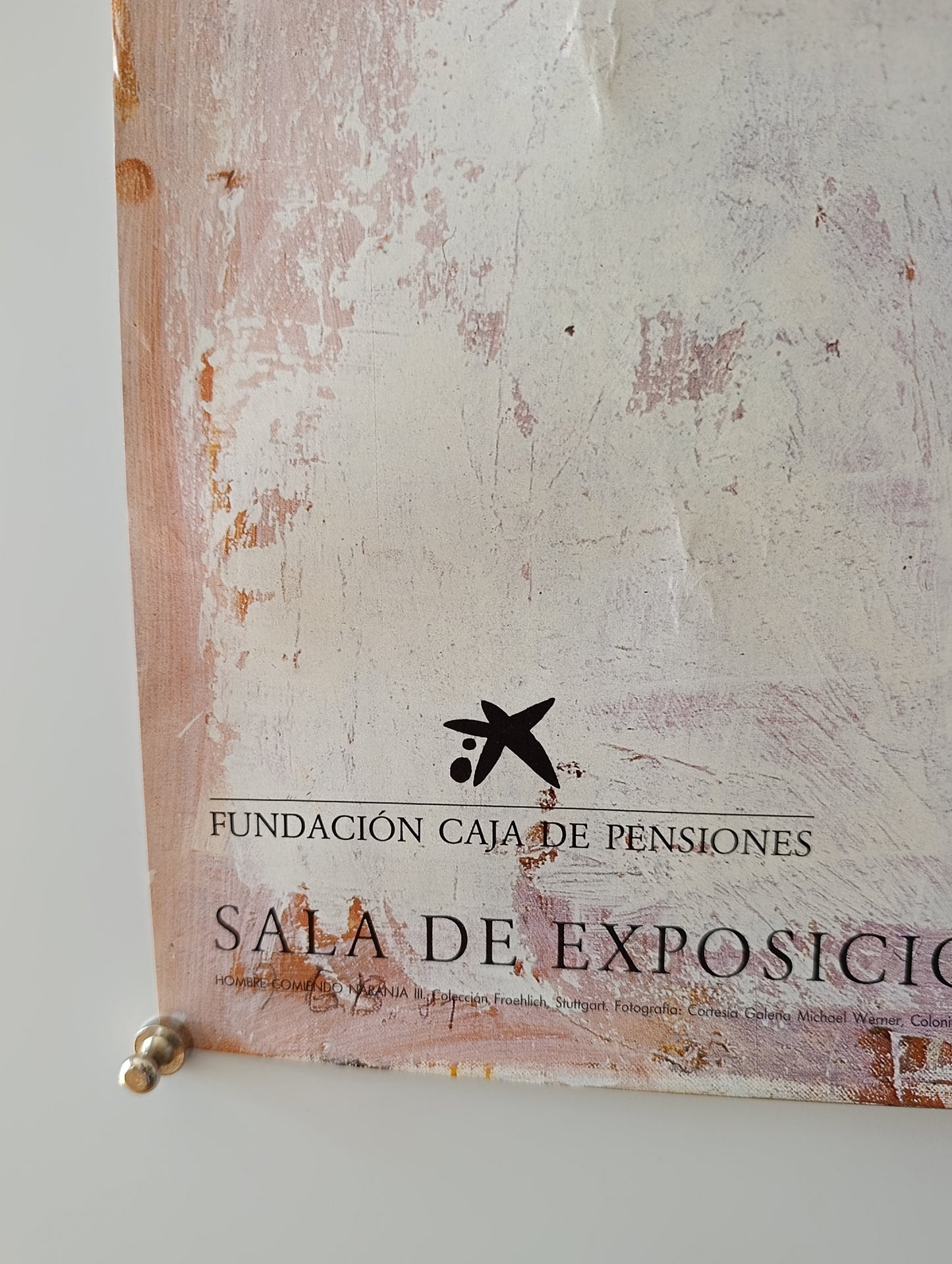 1990 Georg Baselitz Exhibition Poster from Madrid