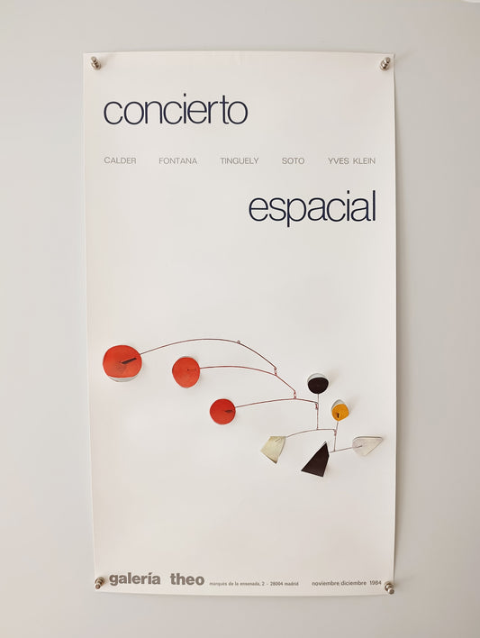 1984 Alexander Calder Collective Exhibition Poster from Galeria Theo
