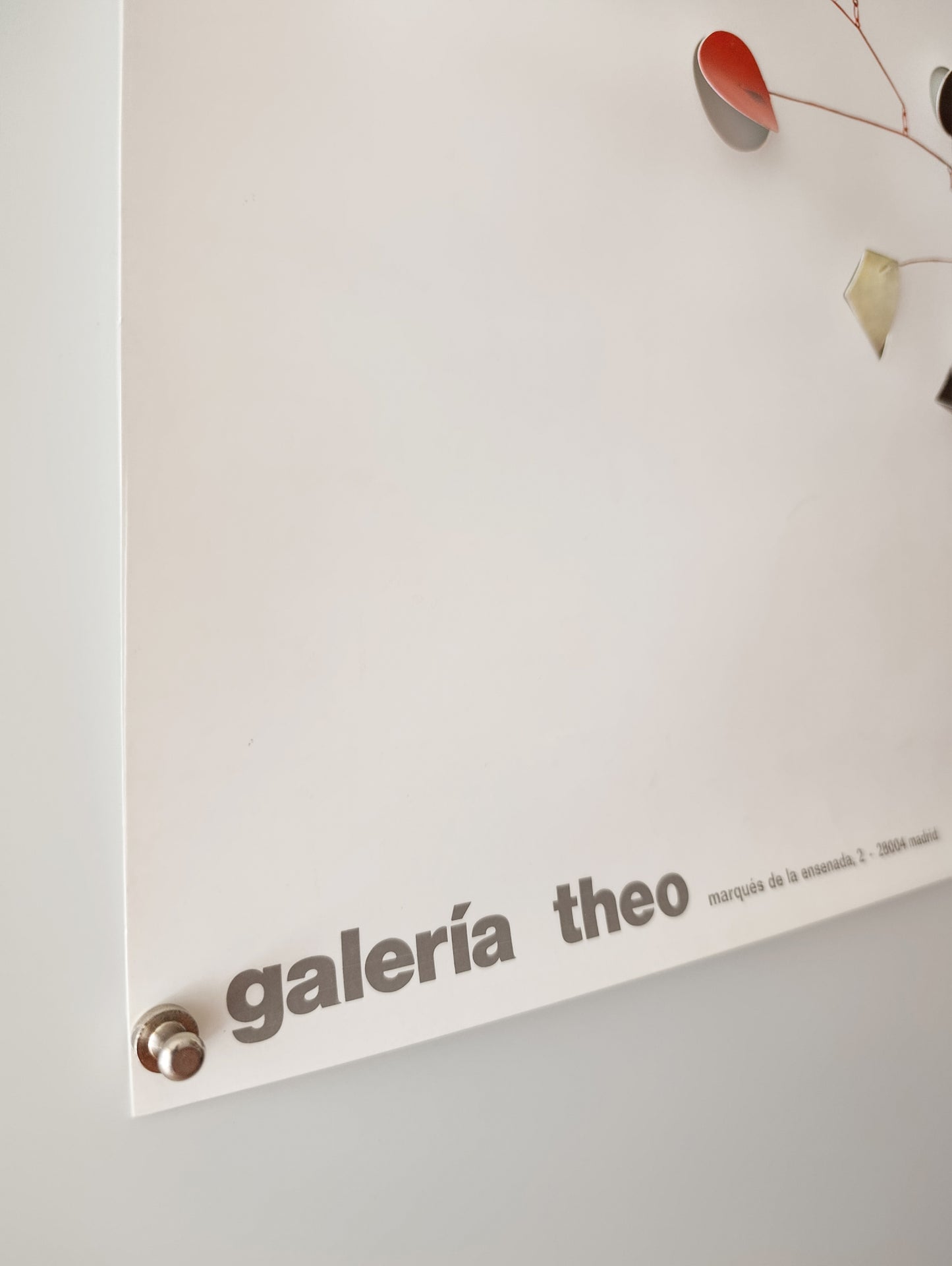 1984 Alexander Calder Collective Exhibition Poster from Galeria Theo