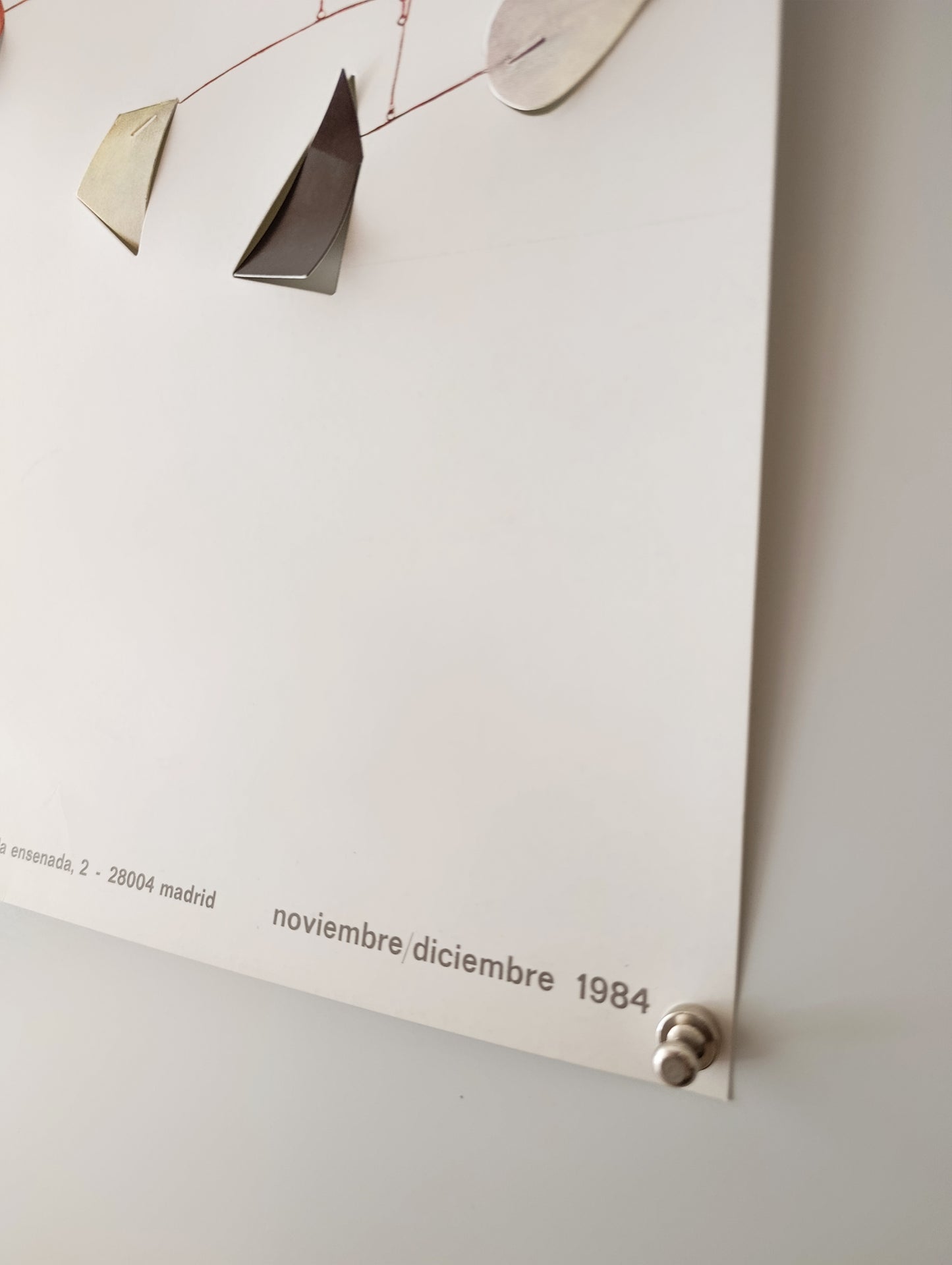 1984 Alexander Calder Collective Exhibition Poster from Galeria Theo