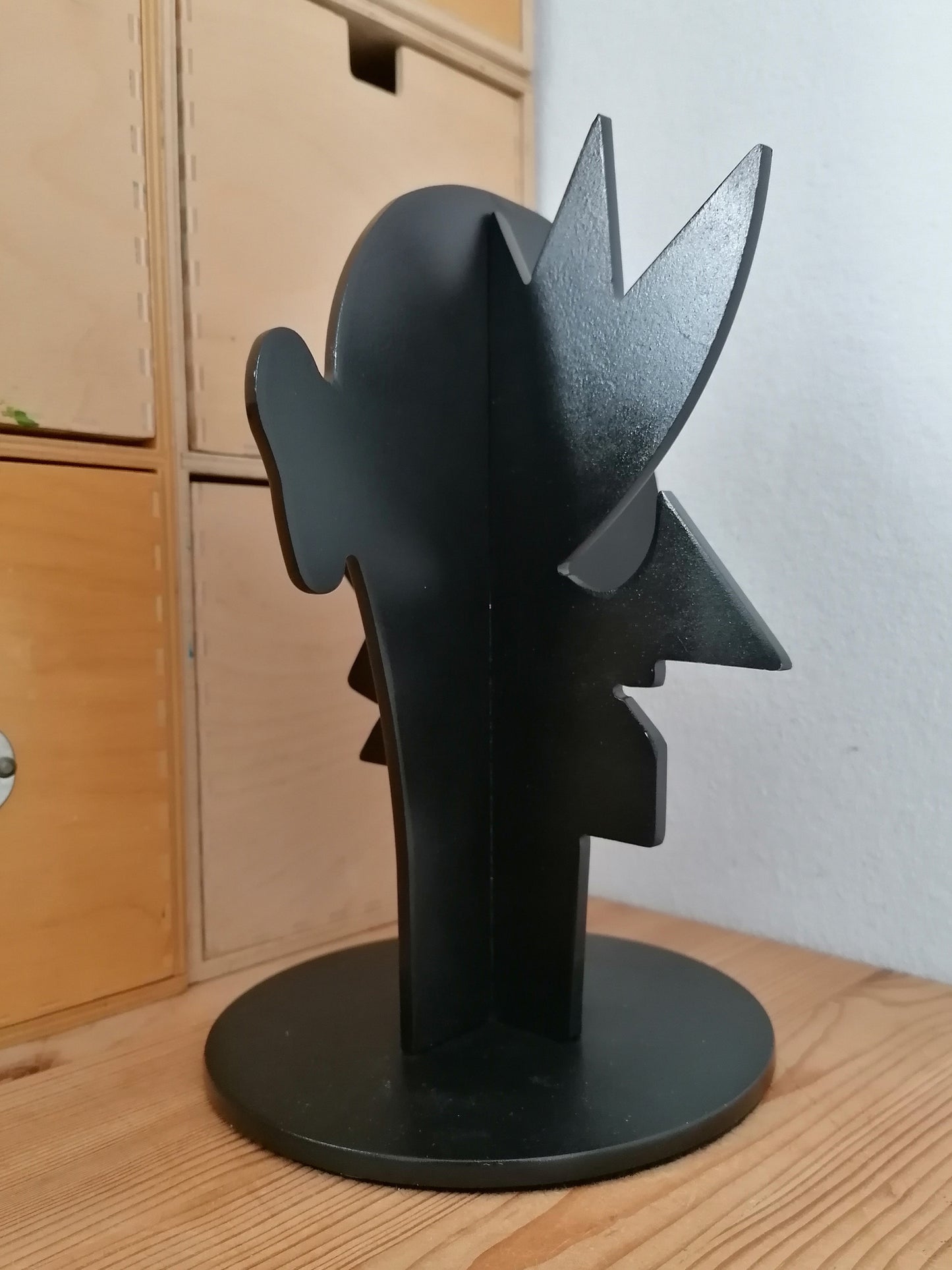 Art Sculpture Inspired by Alexander Calder Artwork "Two Faced Guy"