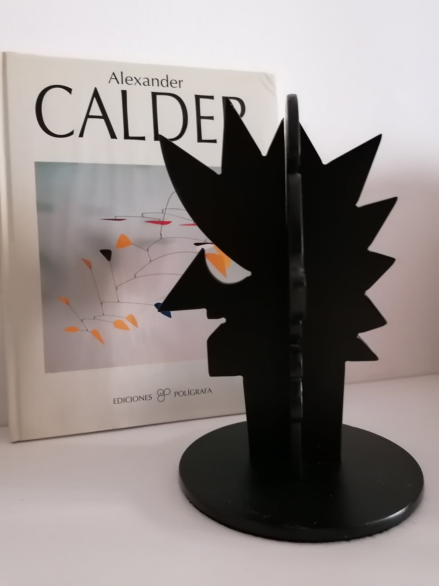 Art Sculpture Inspired by Alexander Calder Artwork "Two Faced Guy"