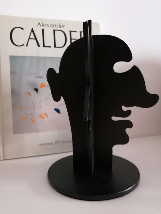 Art Sculpture Inspired by Alexander Calder Artwork "Two Faced Guy"