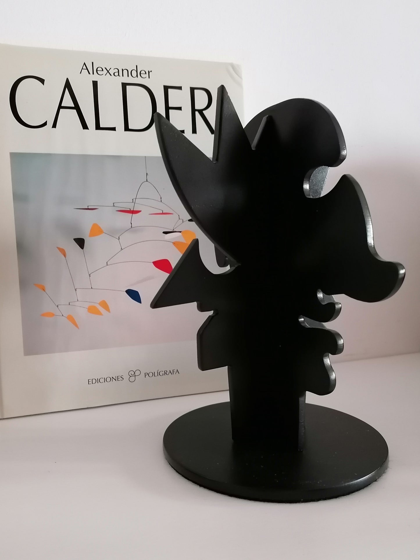 Art Sculpture Inspired by Alexander Calder Artwork "Two Faced Guy"