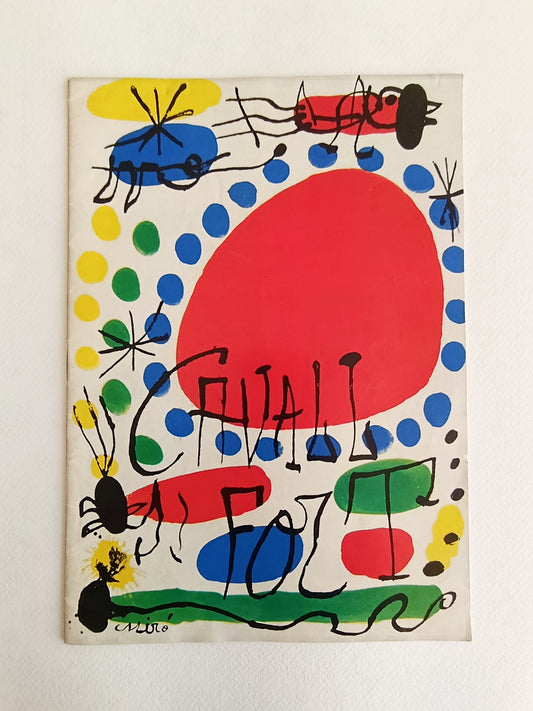 1965 Joan Miró Commissioned Work Cavall Fort 44