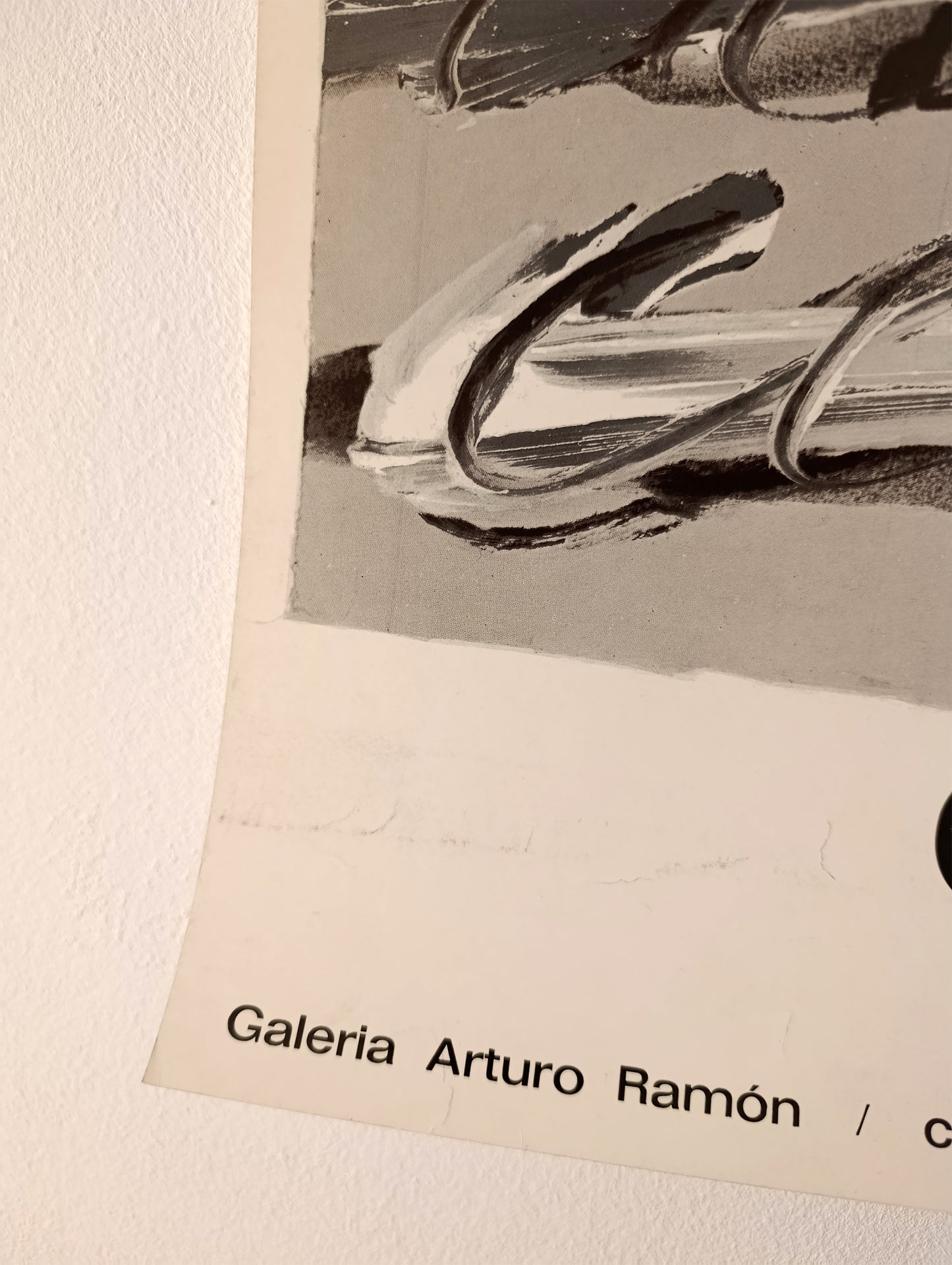 1975 Joaquim Chancho Exhibition Poster from Barcelona Gallery