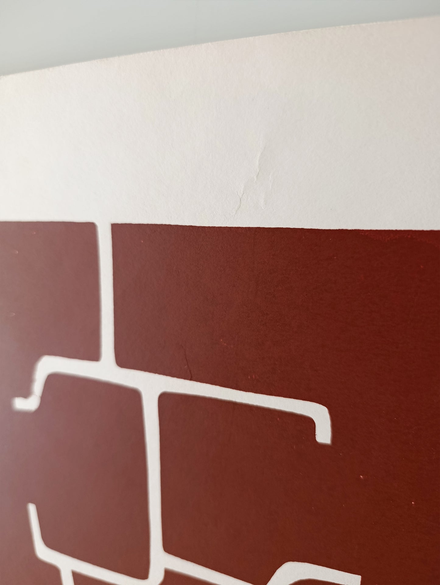 1982 Eduardo Chillida Cartel Serigráfico "Gravats" Galeria Maeght