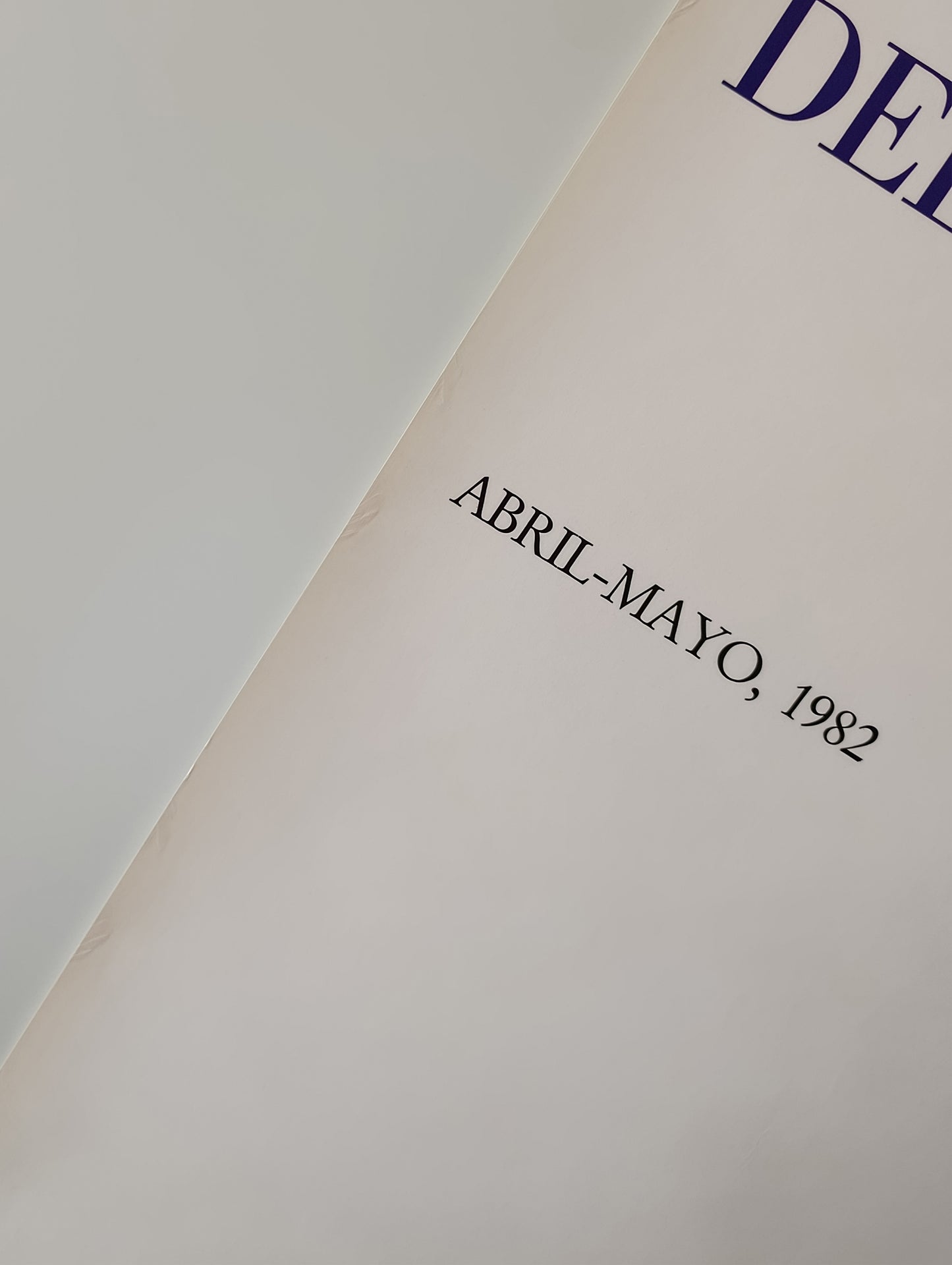 1982 Sonia Delaunay & Robert Delaunay Exhibition Poster from Fundacion March Madrid