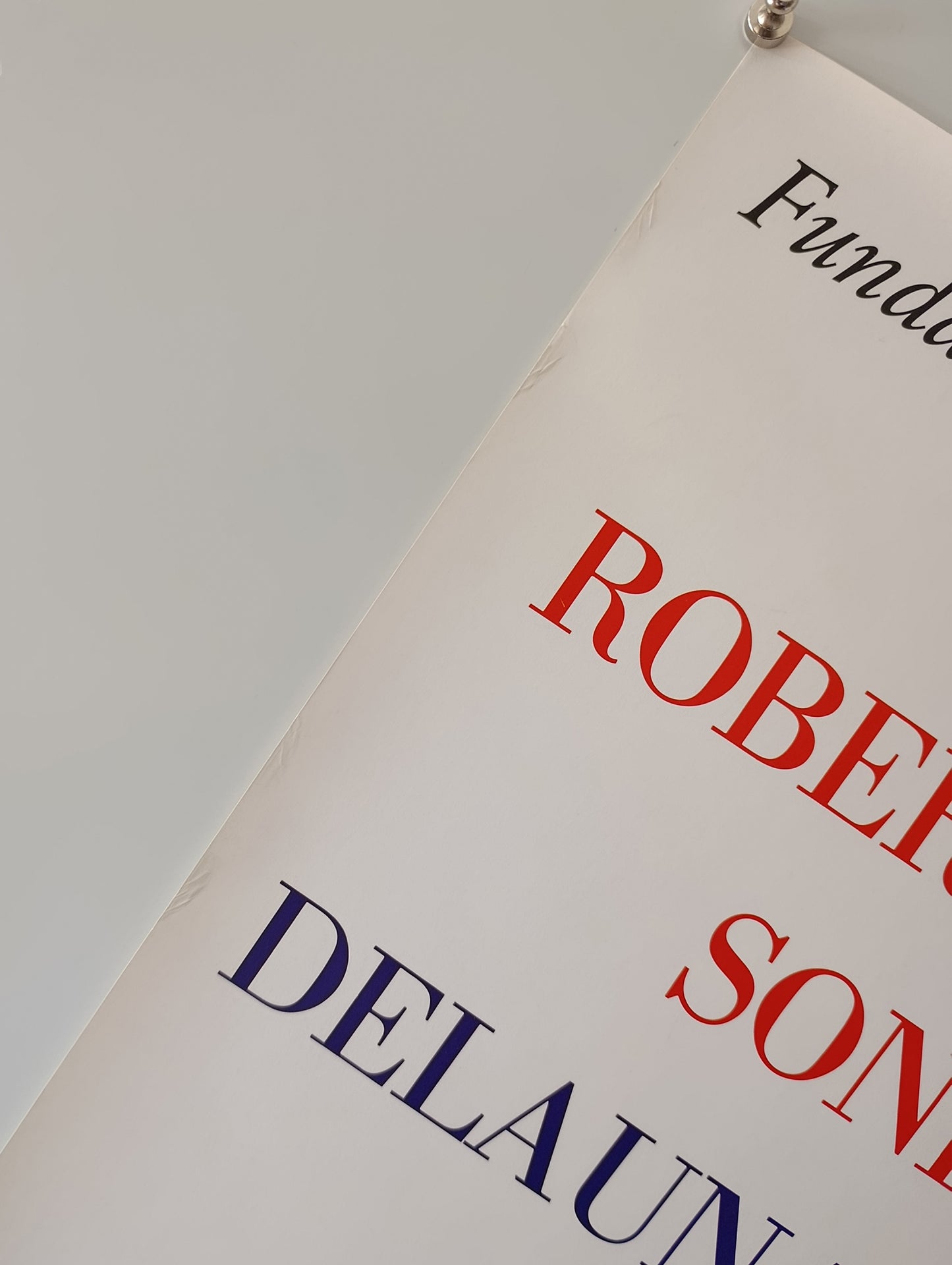 1982 Sonia Delaunay & Robert Delaunay Exhibition Poster from Fundacion March Madrid