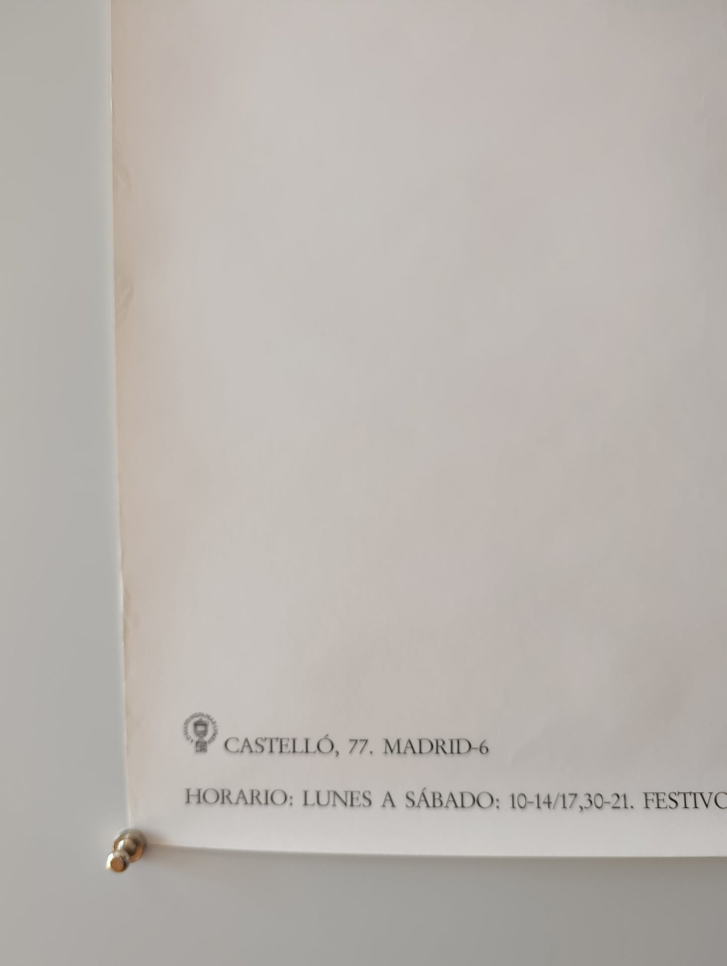 1982 Sonia Delaunay & Robert Delaunay Exhibition Poster from Fundacion March Madrid