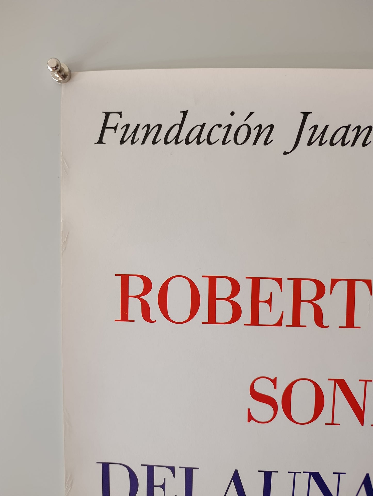 1982 Sonia Delaunay & Robert Delaunay Exhibition Poster from Fundacion March Madrid