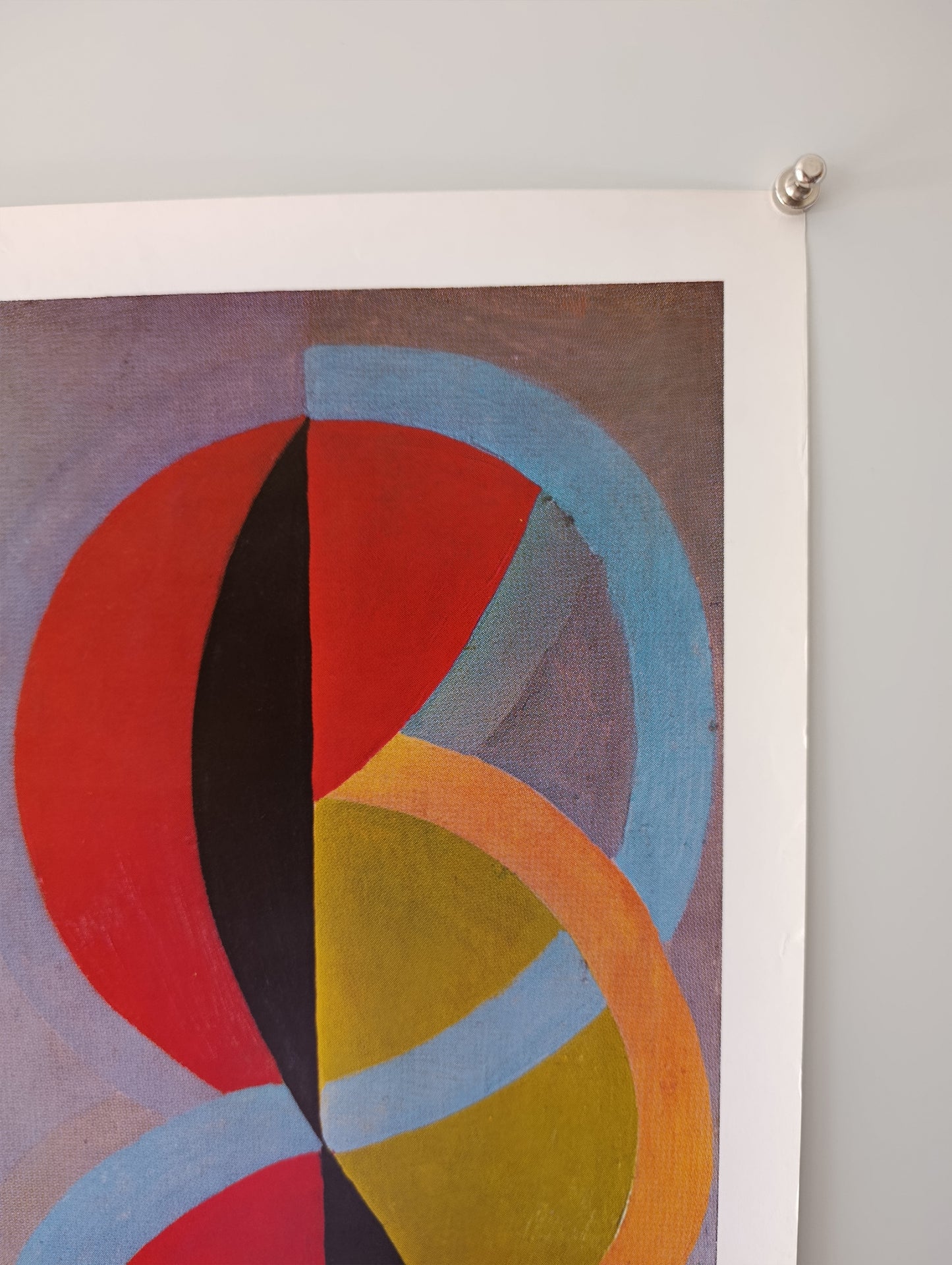 1982 Sonia Delaunay & Robert Delaunay Exhibition Poster from Fundacion March Madrid