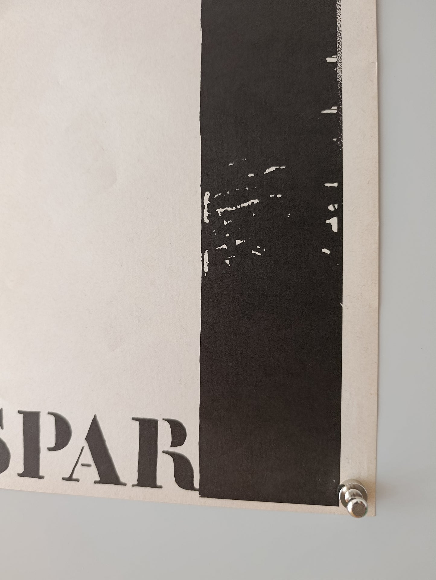 1971 Eduardo Chillida Barcelona Exhibition Poster
