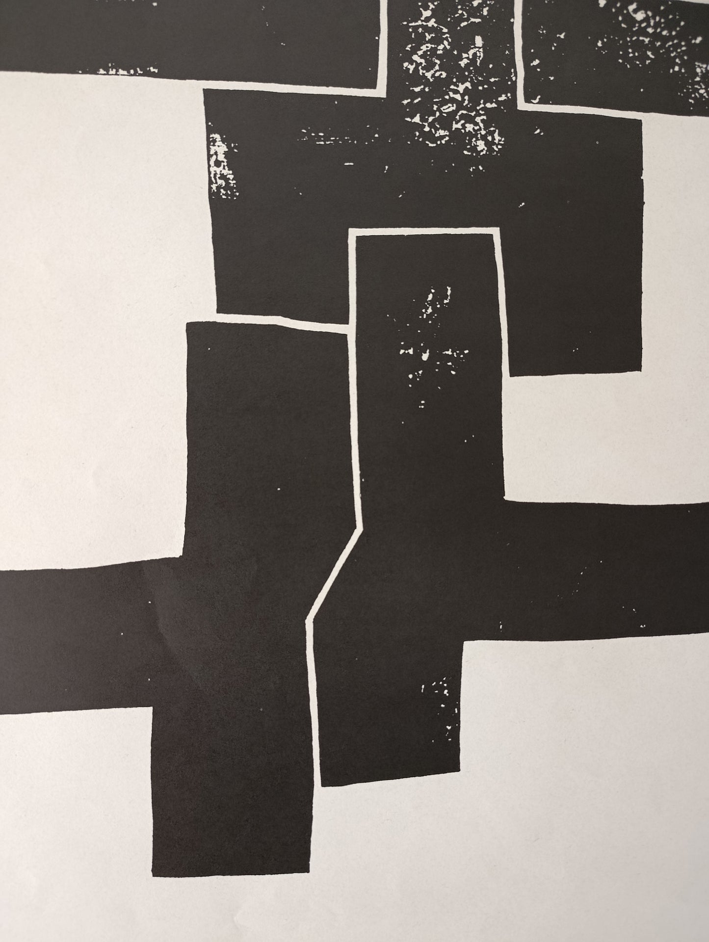 1971 Eduardo Chillida Barcelona Exhibition Poster