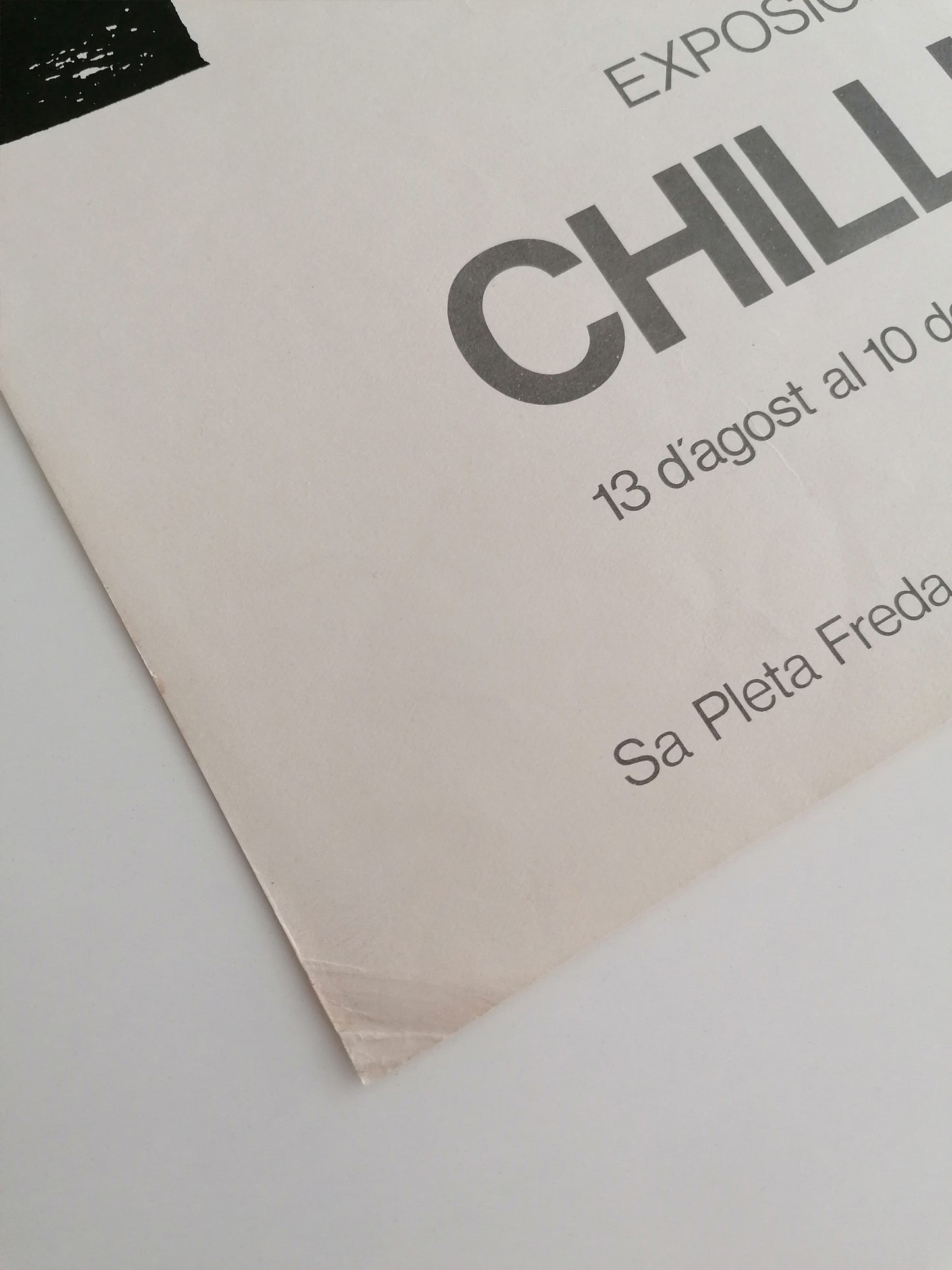 1977 Eduardo Chillida Small Poster Mallorca Exhibition