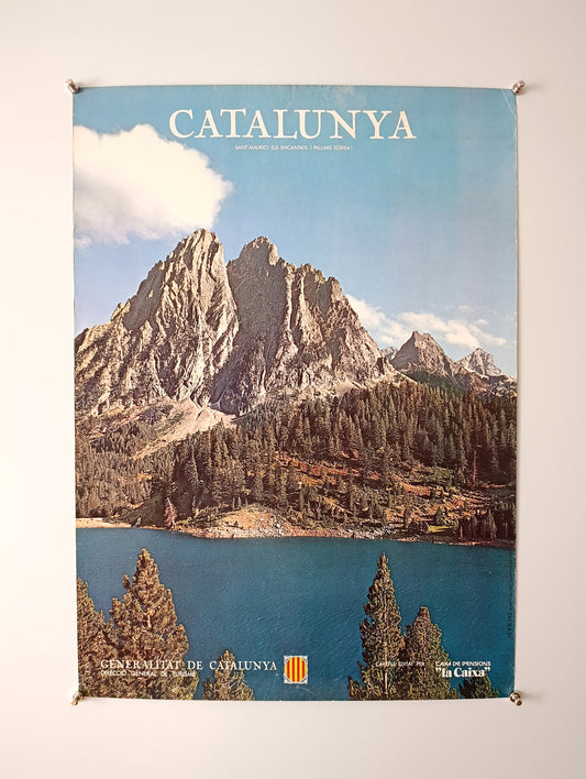1979 Vintage Travel Poster " Sant Martí Encantats"