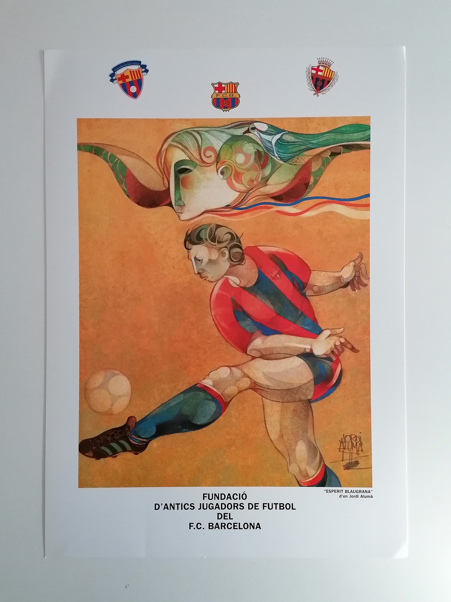 FC Barcelona Small Poster from Veteran Footballers Association