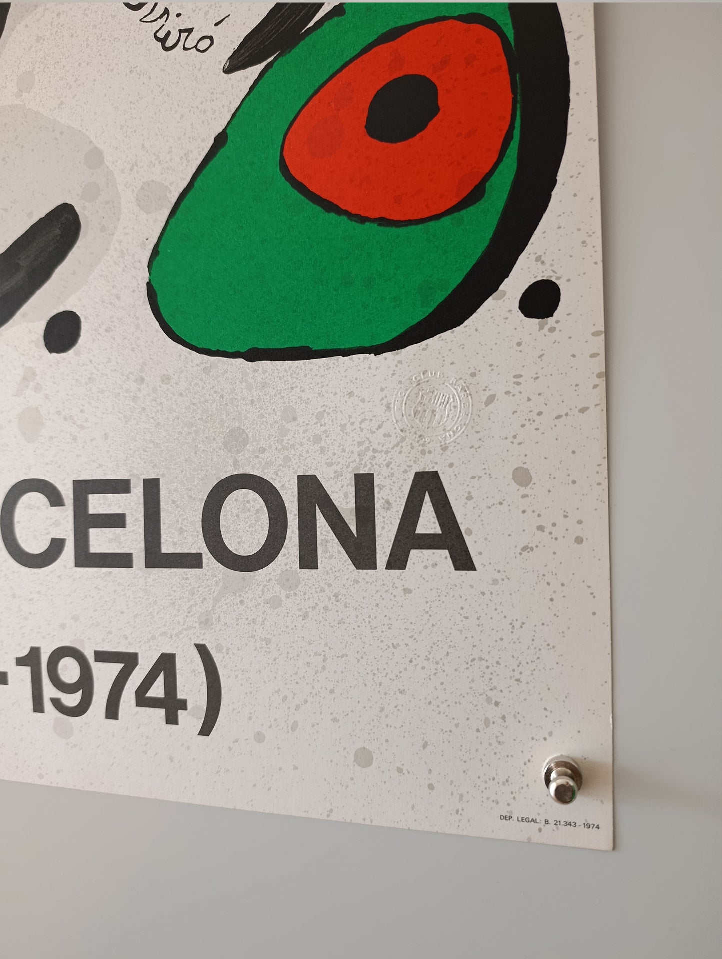 Fc Barcelona Joan Miró Large Print Numbered Limited Edition