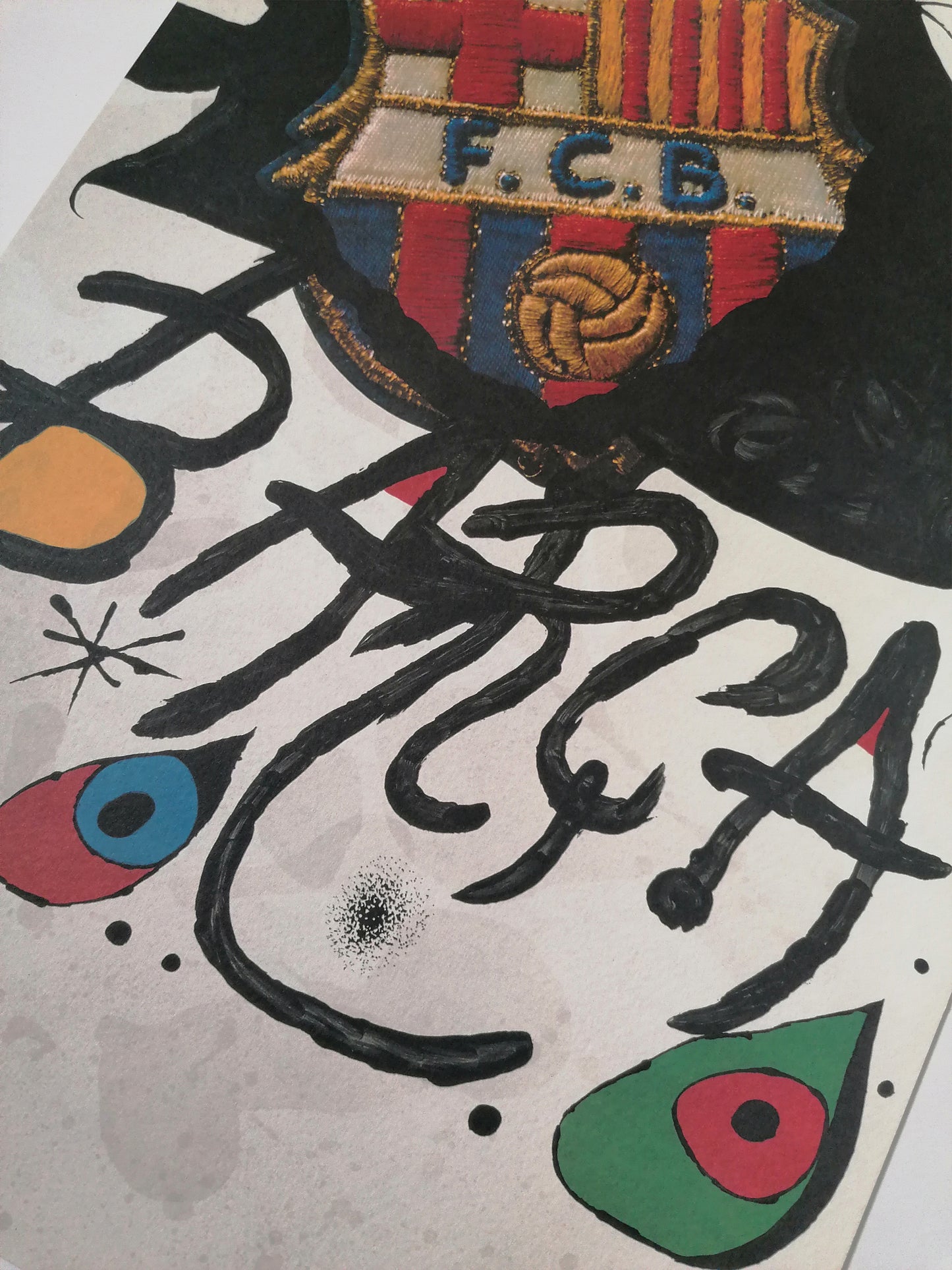 Joan Miró Lithograph Signed and Numbered from Fc Barcelona