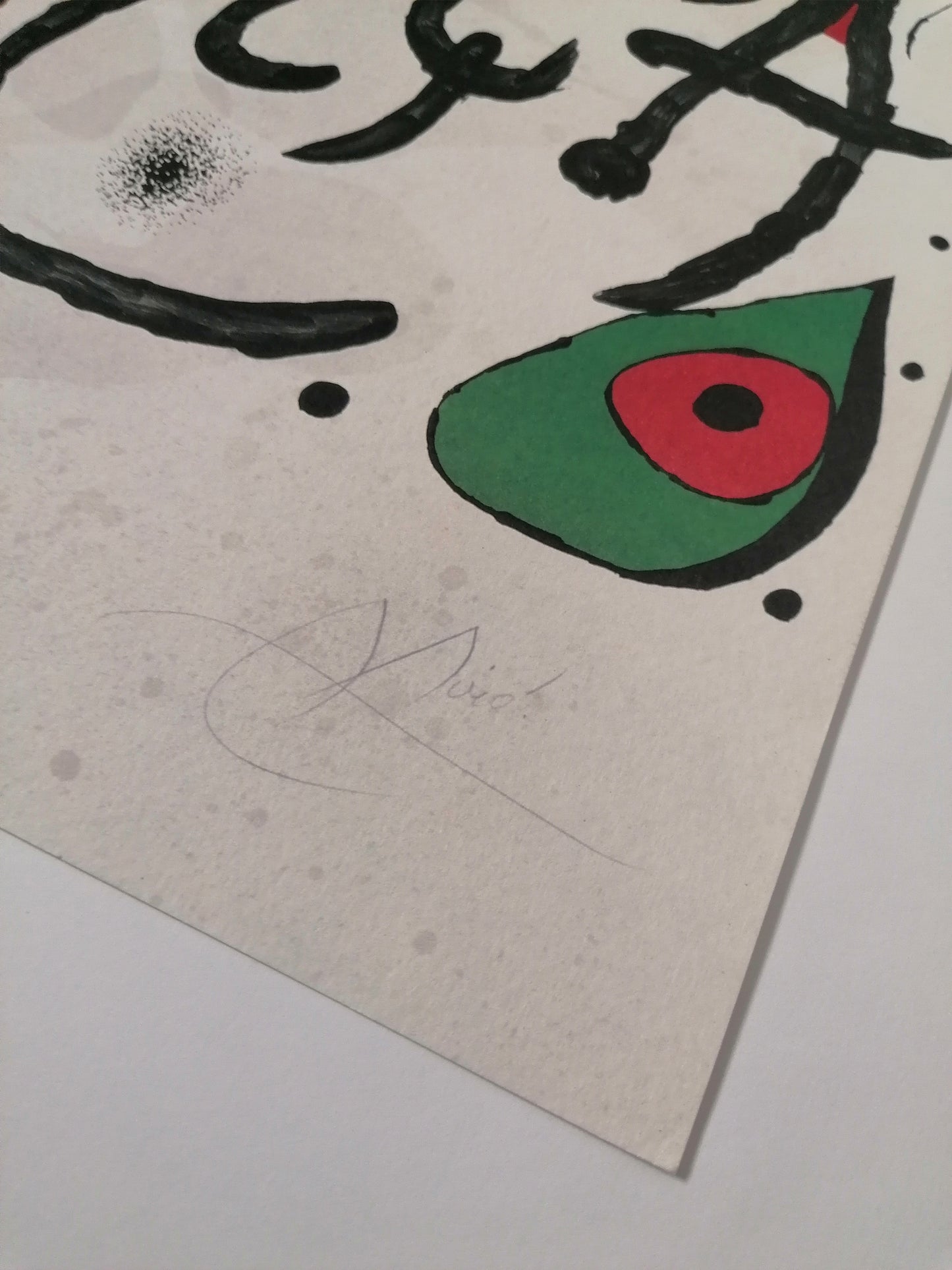 Joan Miró Lithograph Signed and Numbered from Fc Barcelona