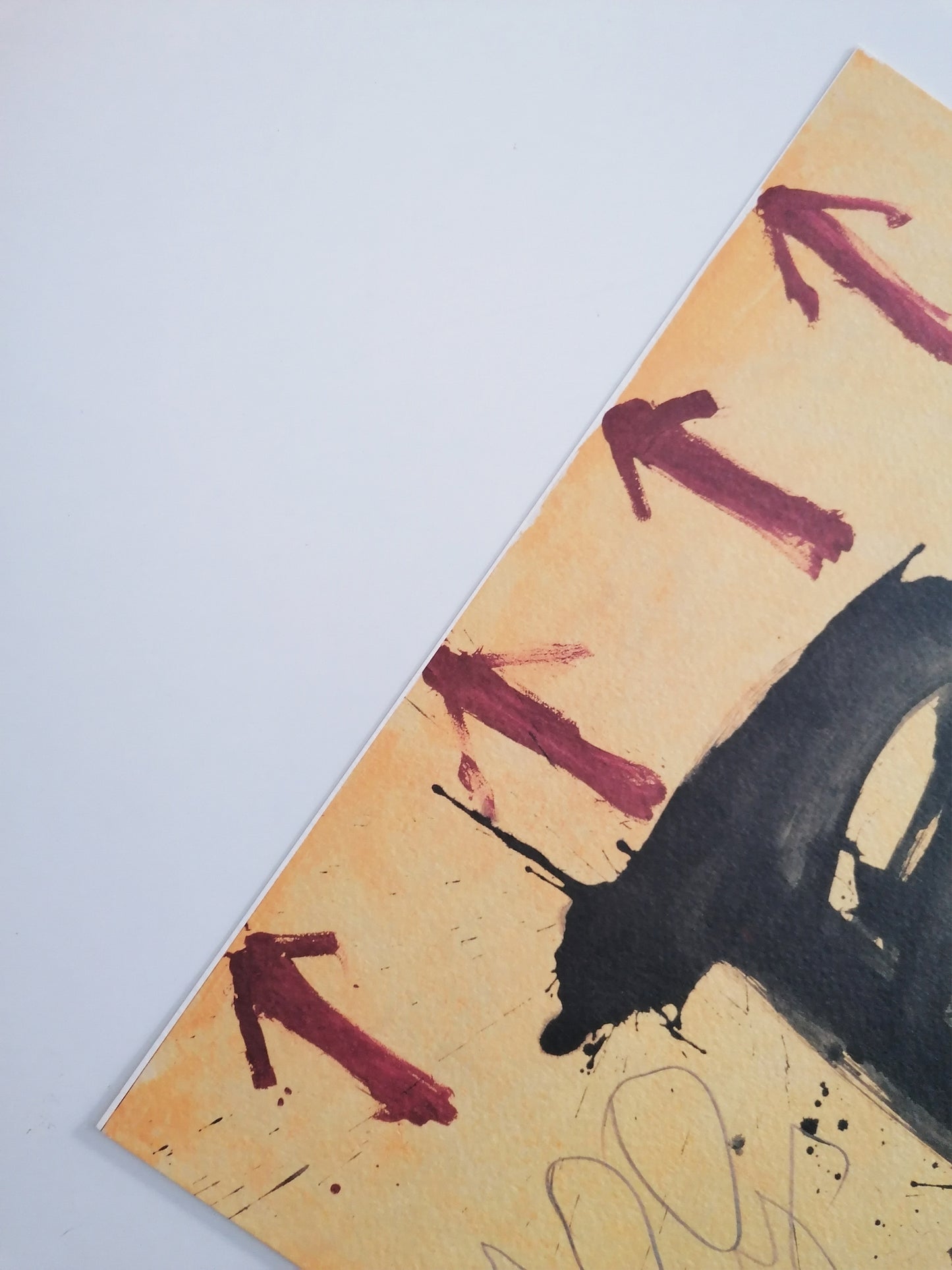 Fc Barcelona by Antoni Tapies Art Signed in Plate