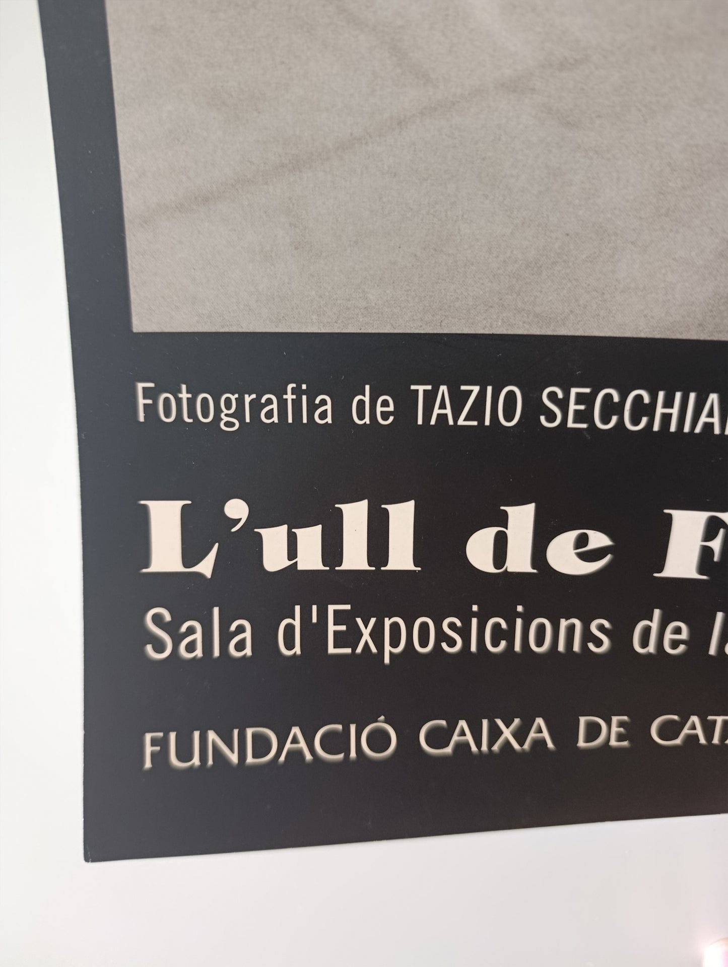 1994 Federico Fellini Exhibition Poster at La Pedrera Barcelona