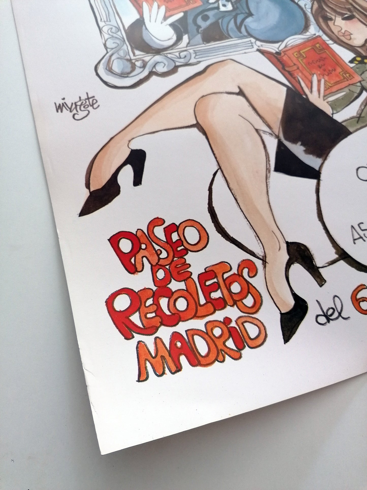 1989 Antonio Mingote Book Fair Poster