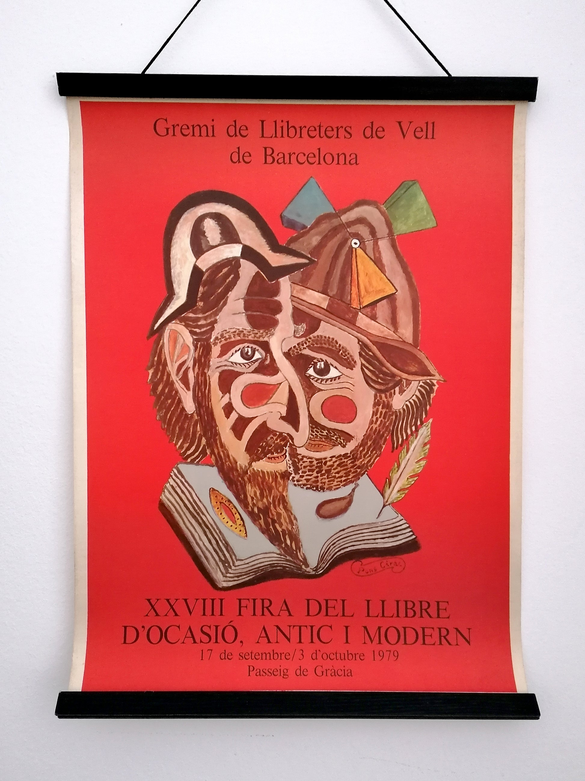 1979 Fira del Llibre Barcelona Quijote Sancho Panza