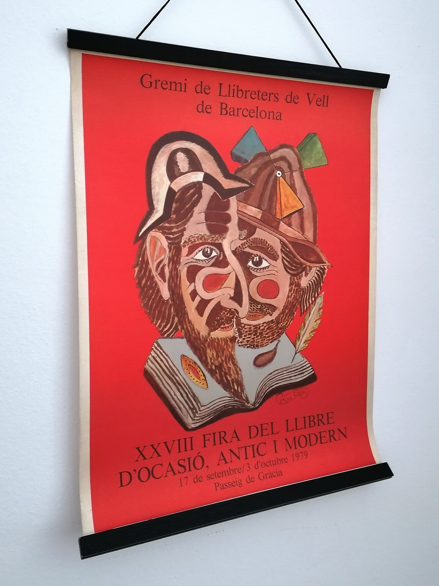1979 Fira del Llibre Barcelona Quijote Sancho Panza