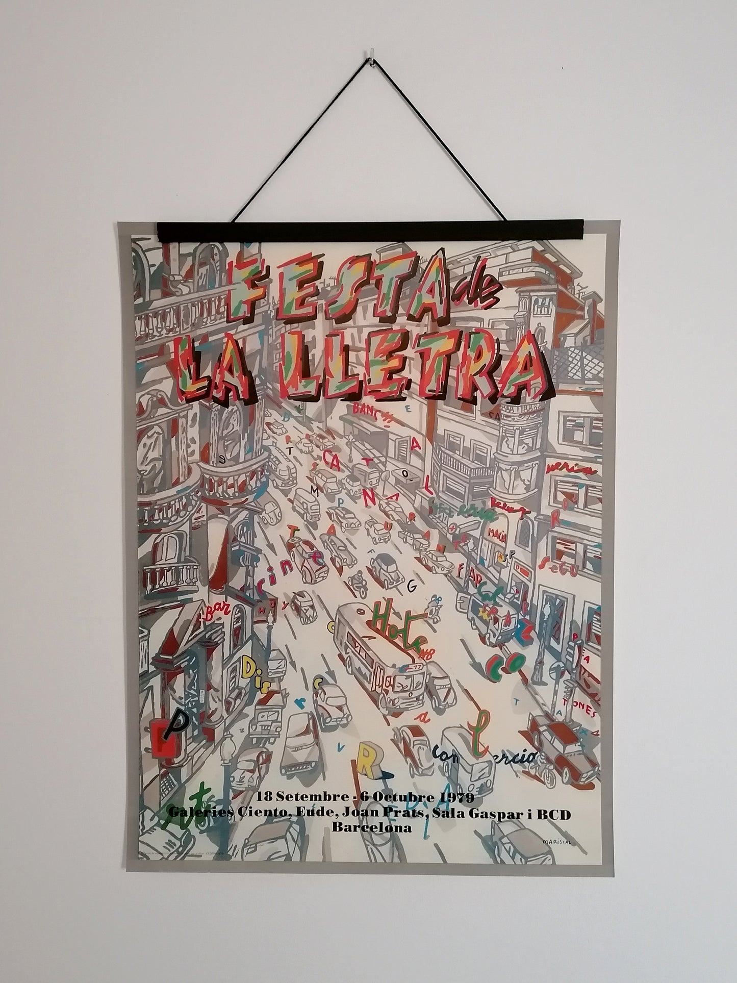 1979 Javier Mariscal La Festa de la Lletra Vintage Print