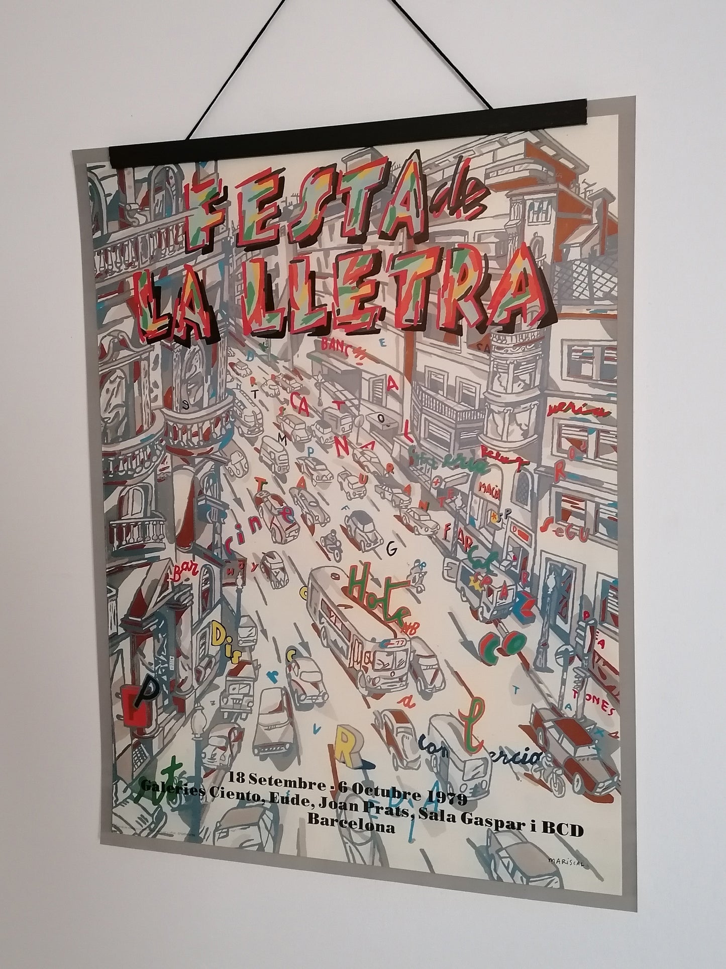 1979 Javier Mariscal La Festa de la Lletra Vintage Print