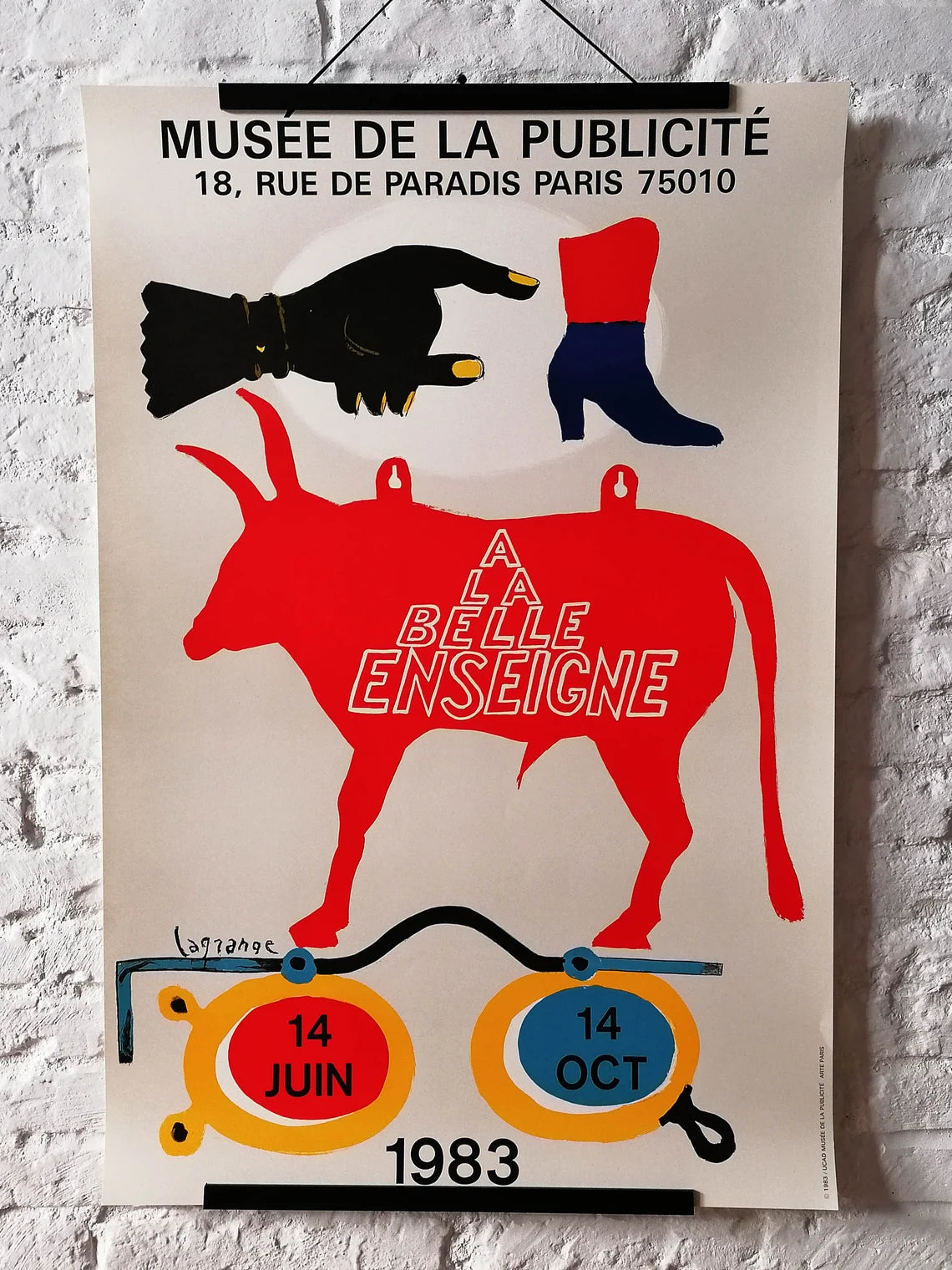 French Travel Poster by Jacques Lagrange