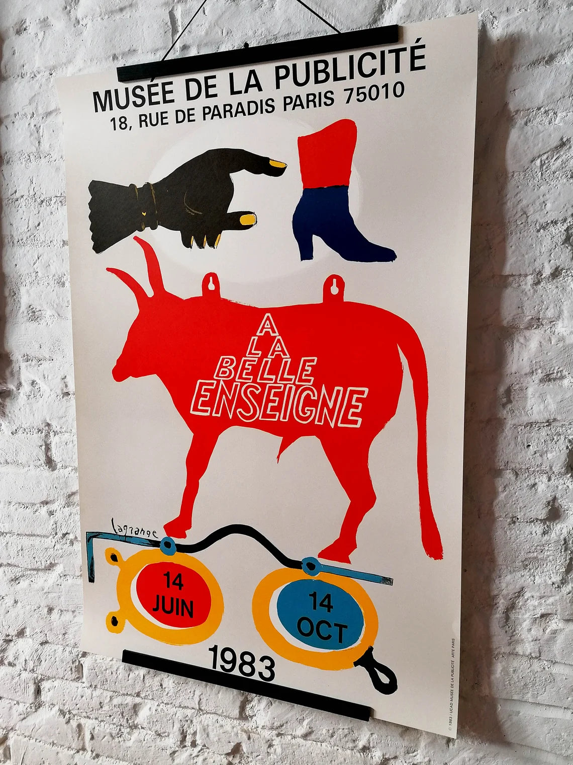 French Travel Poster by Jacques Lagrange