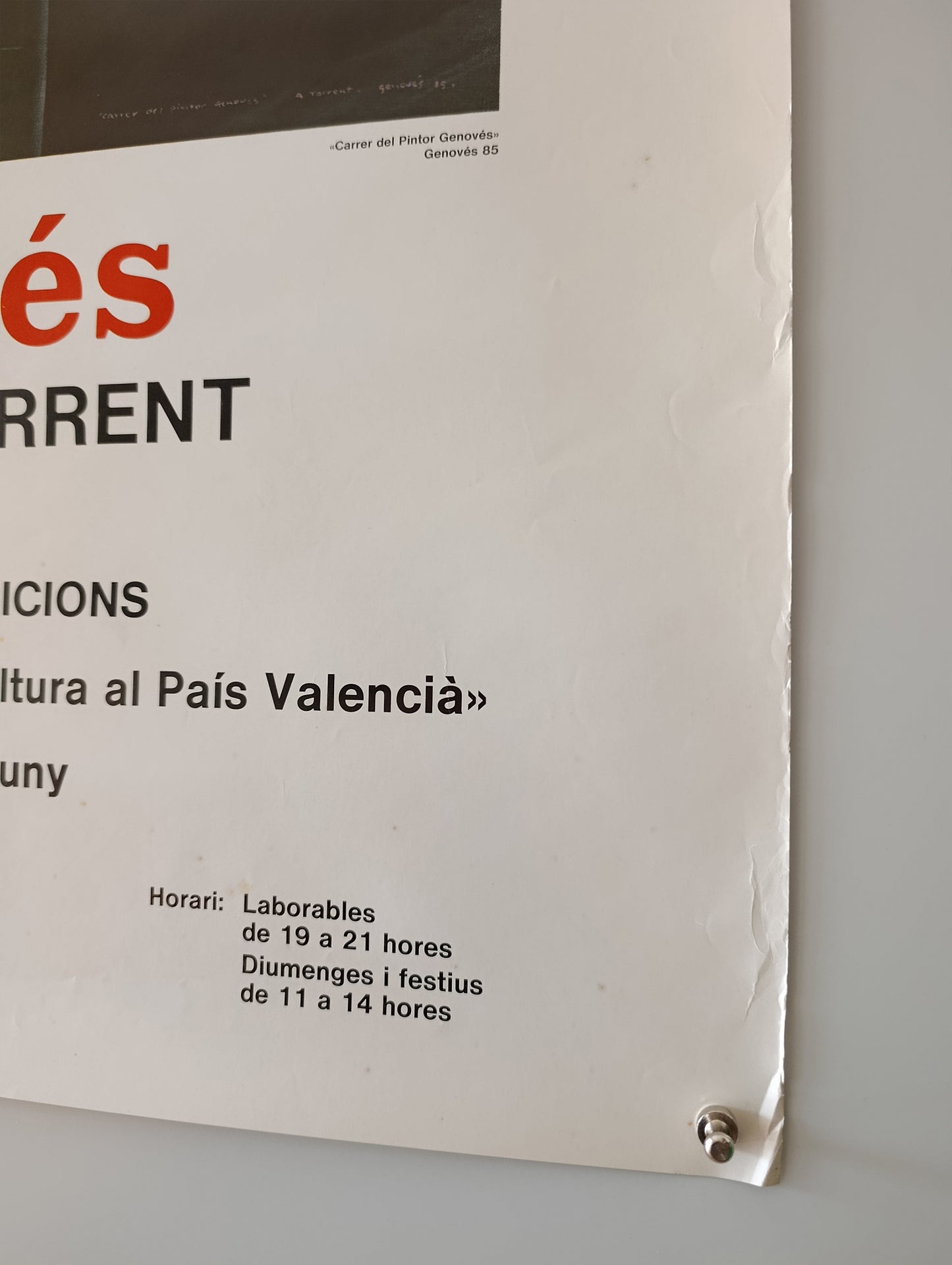 Juan Genovés Large Poster "Al Poble de Torrent"