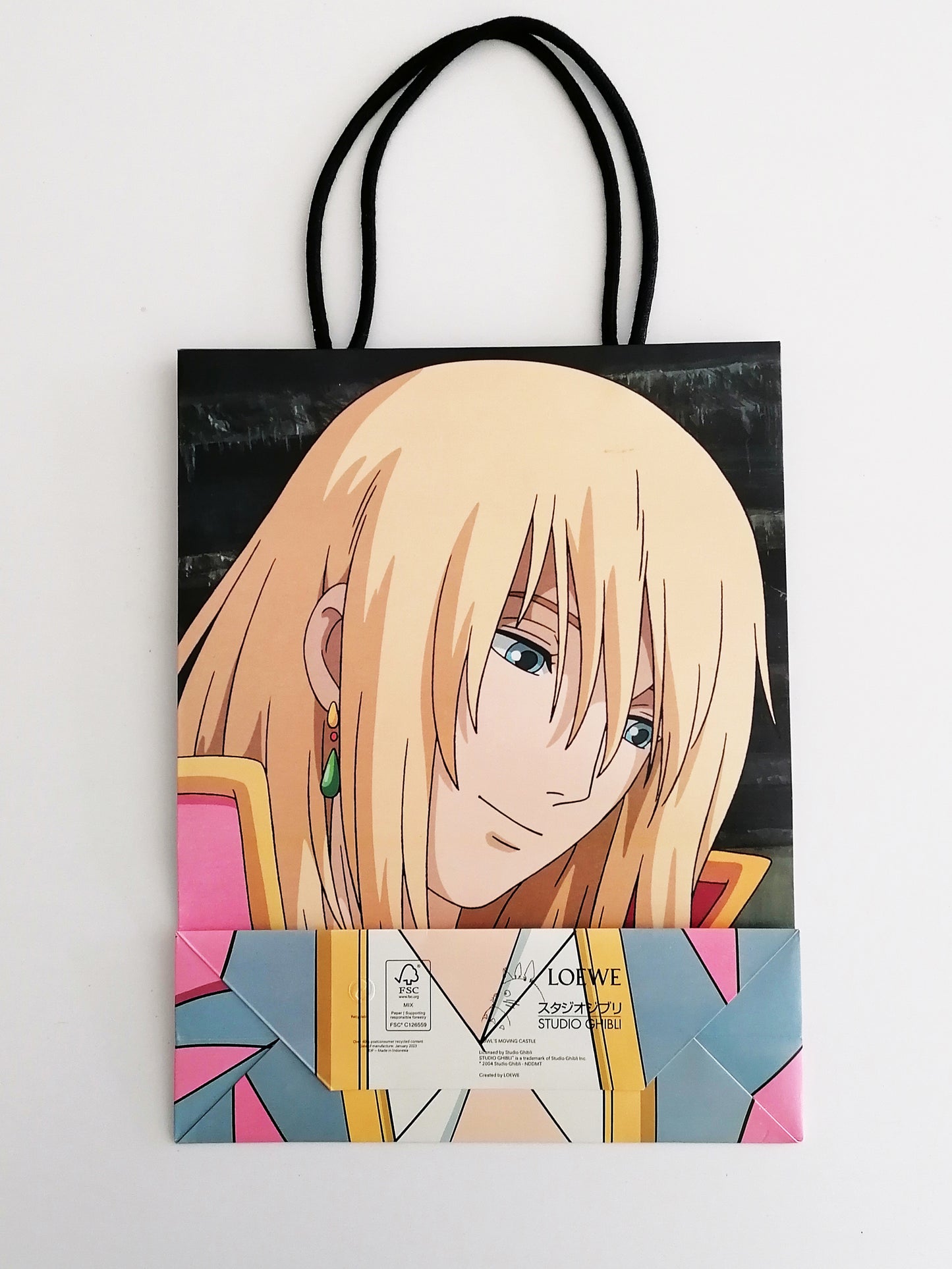 2023 Loewe x Howls Moving Castle by Hayao Miyazaki Small Shopping Bag