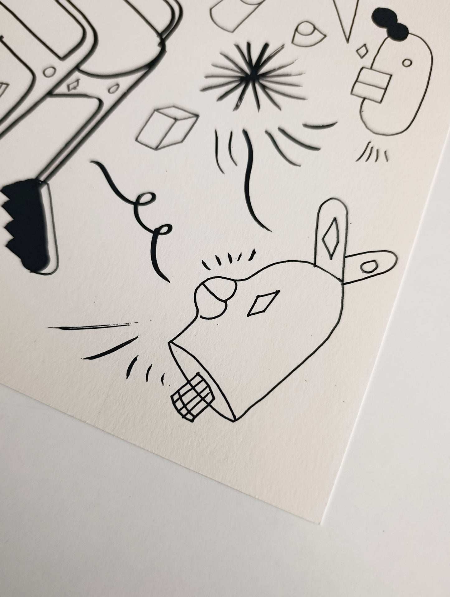 2020 Jaime Hayón "Sit to Discover" Printing Proof from FAD Edition Print
