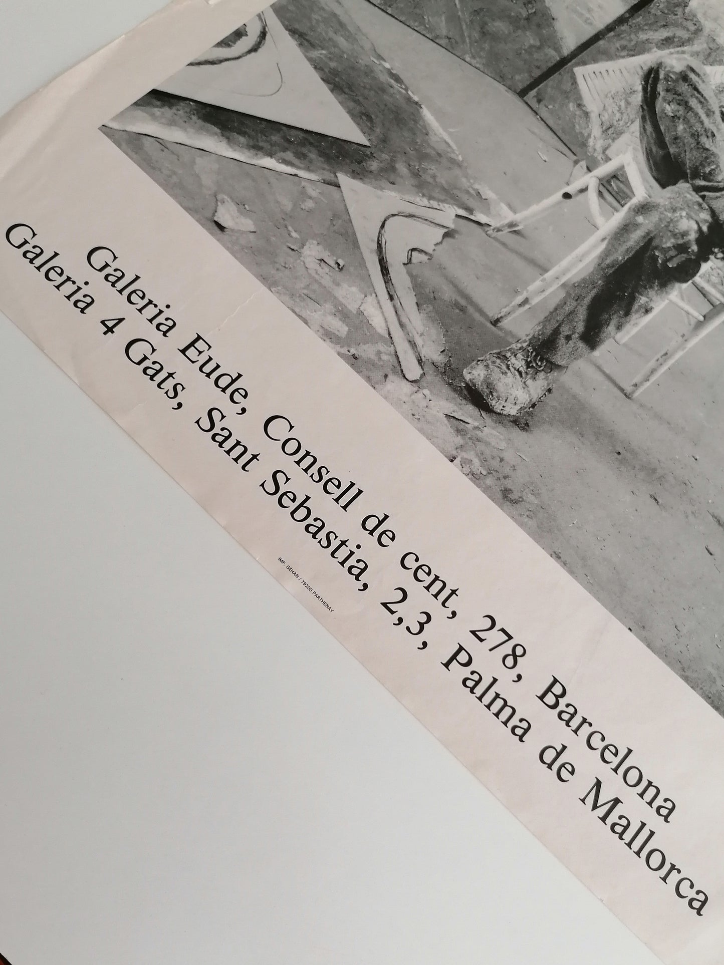 1988 Jean Marie del Moral Miquel Barceló Barcelona Mallorca París Exhibition