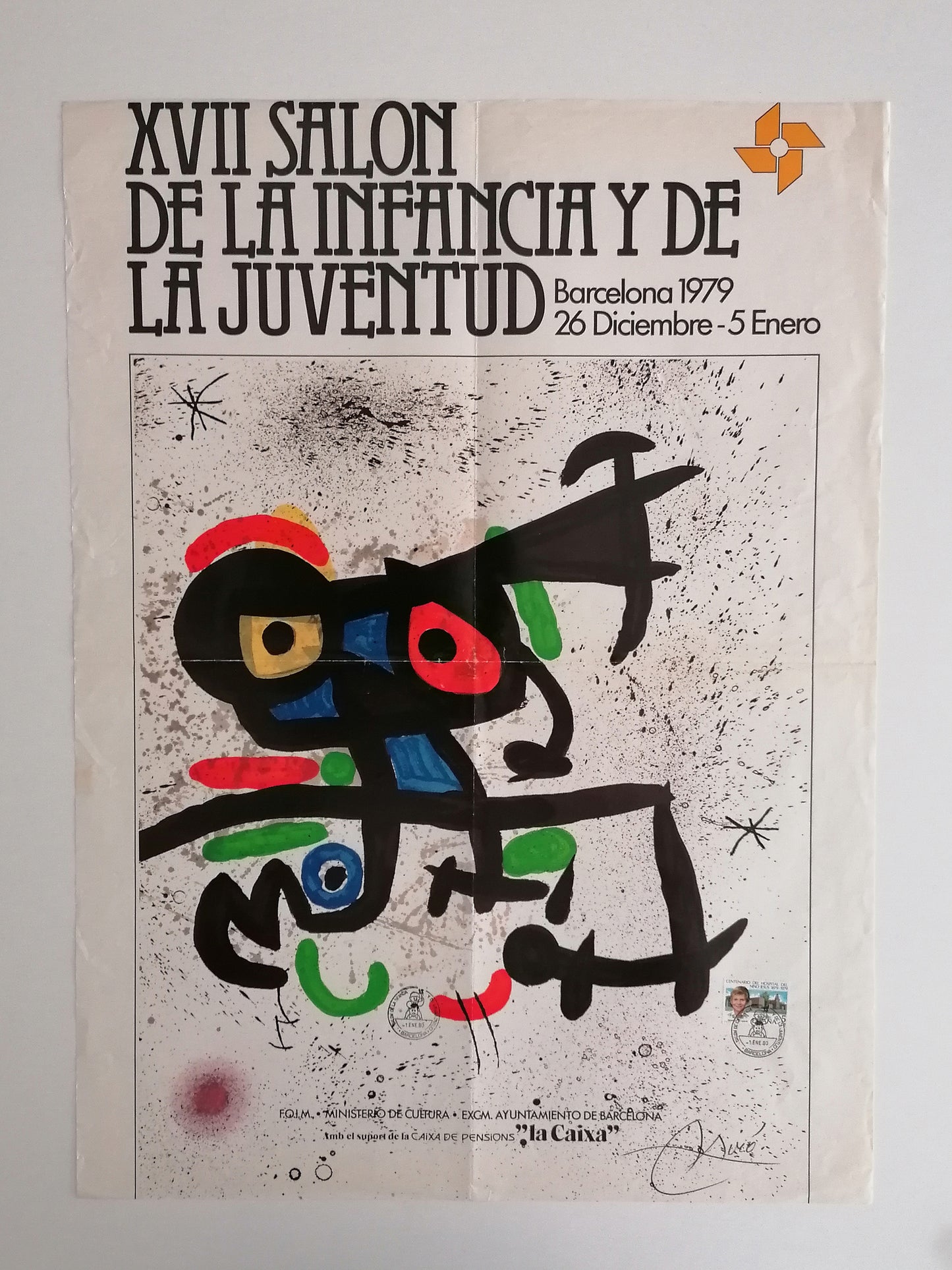 1979 Joan Miró Vintage Poster Barcelona