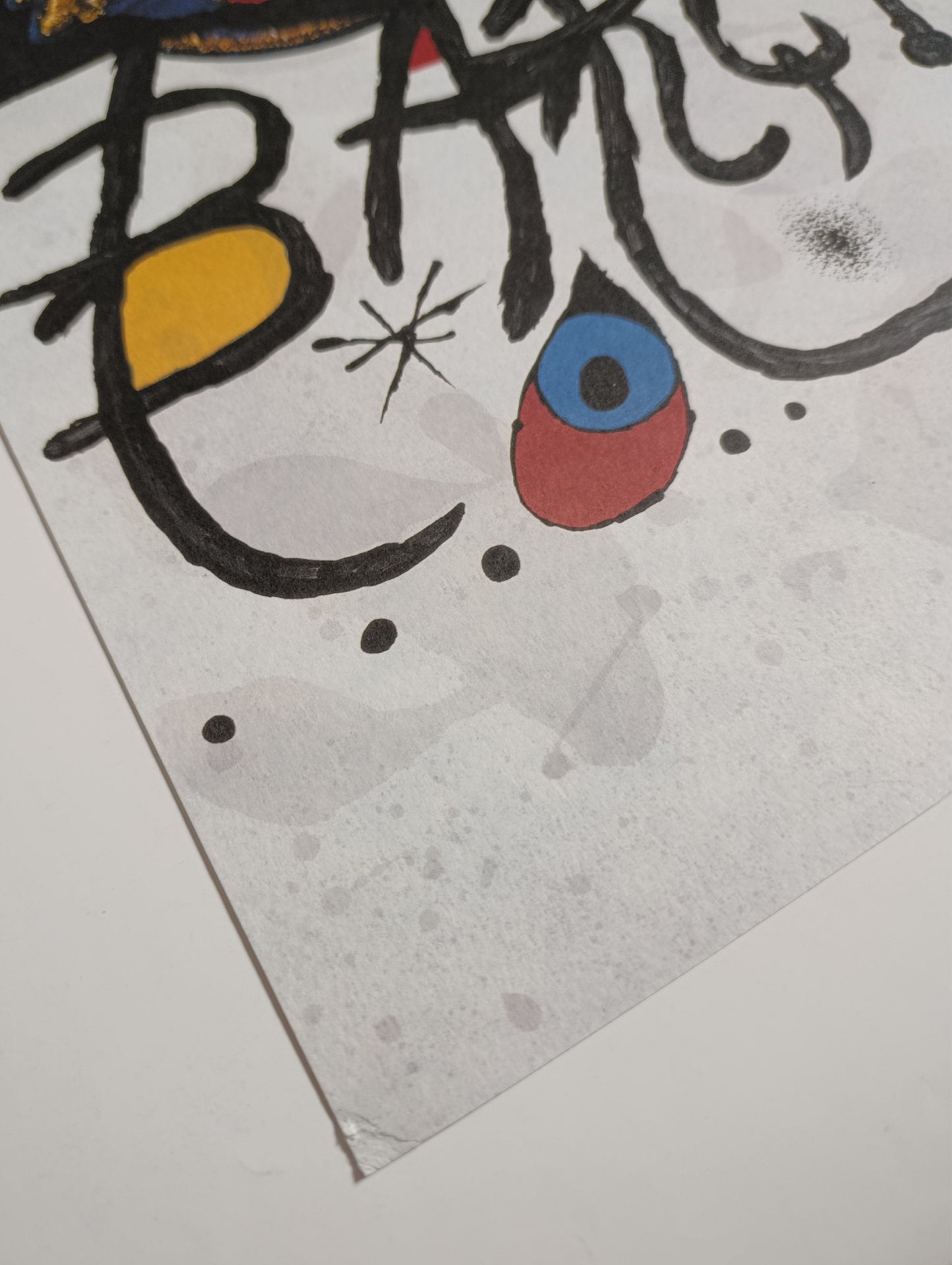 Joan Miró Lithograph Signed and Numbered from Fc Barcelona
