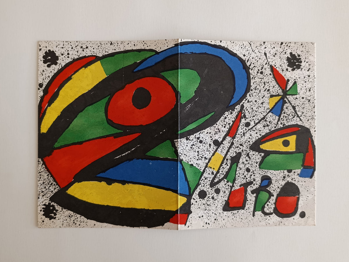 1979 Joan Miró Exhibition Invitation Maeght Gallery Barcelona