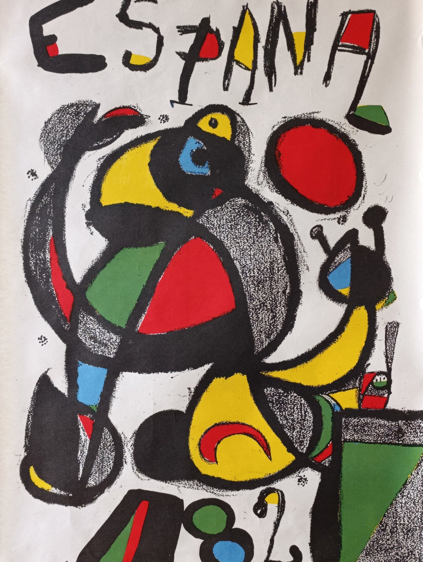 1982 Spain World Cup Poster by Joan Miró