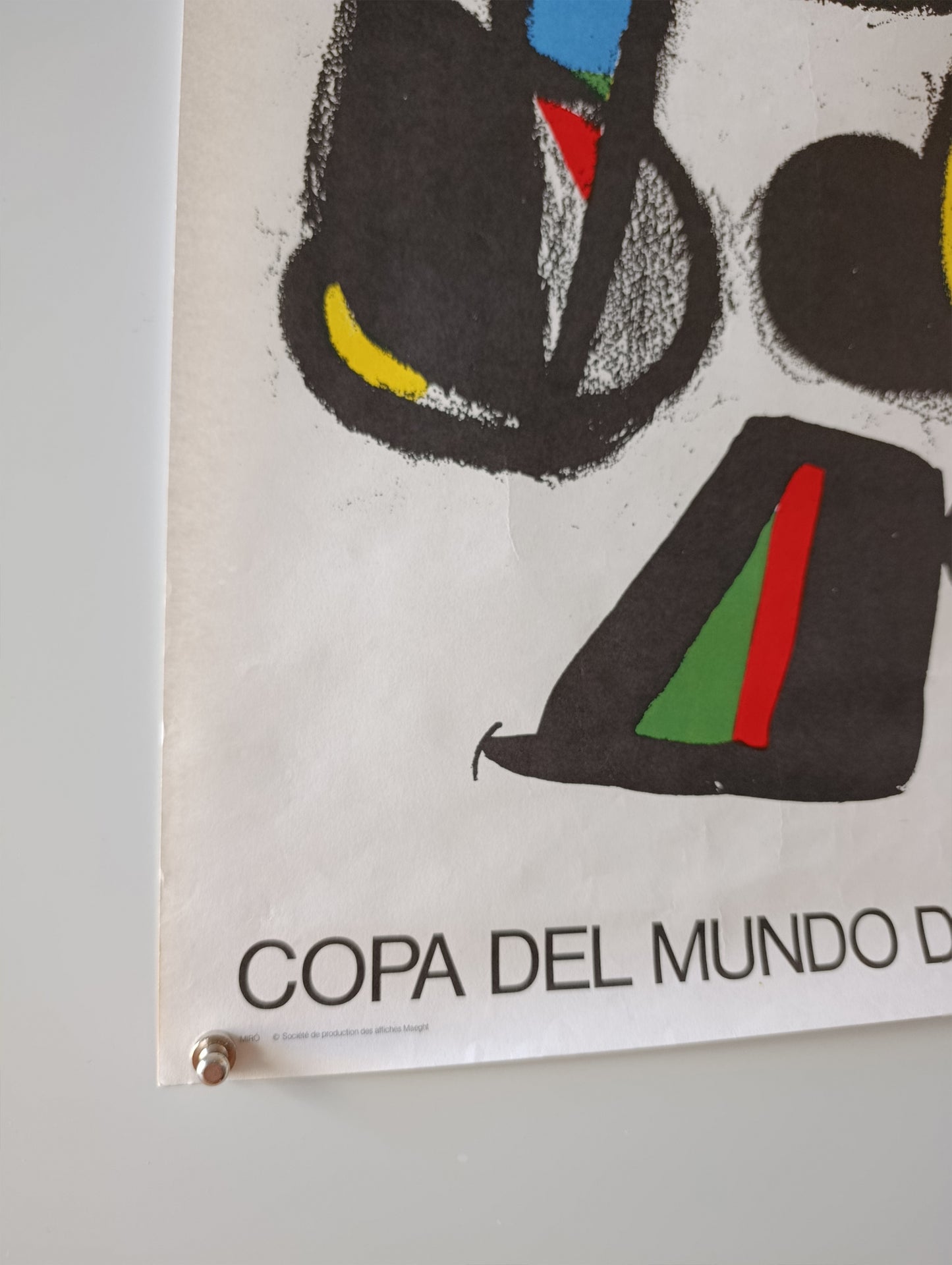 1982 Spain World Cup Poster by Joan Miró