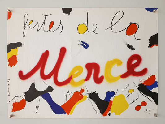 1978 La Mercè Barcelona Poster by Josep Guinovart