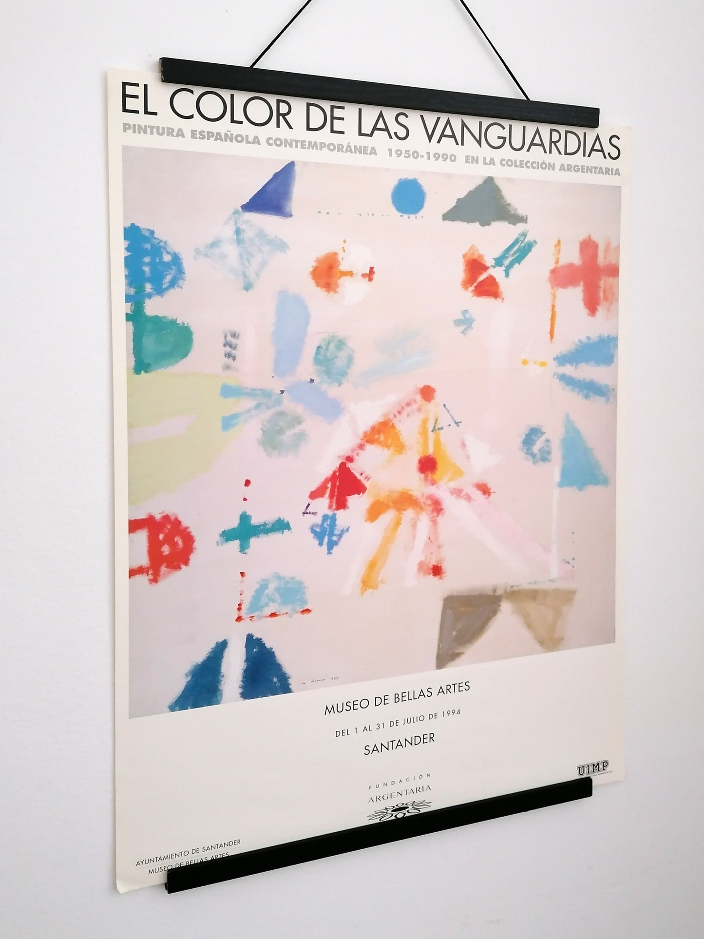1994 Mompó Avant-garde Colors Large Poster Art Exhibition