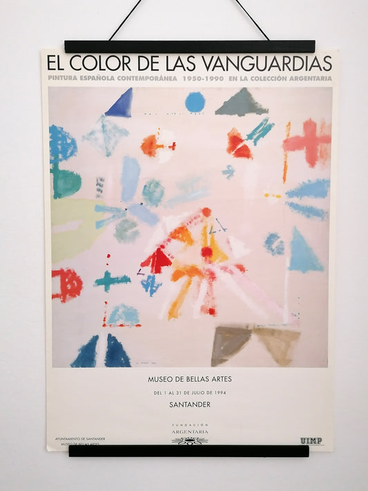 1994 Mompó Avant-garde Colors Large Poster Art Exhibition