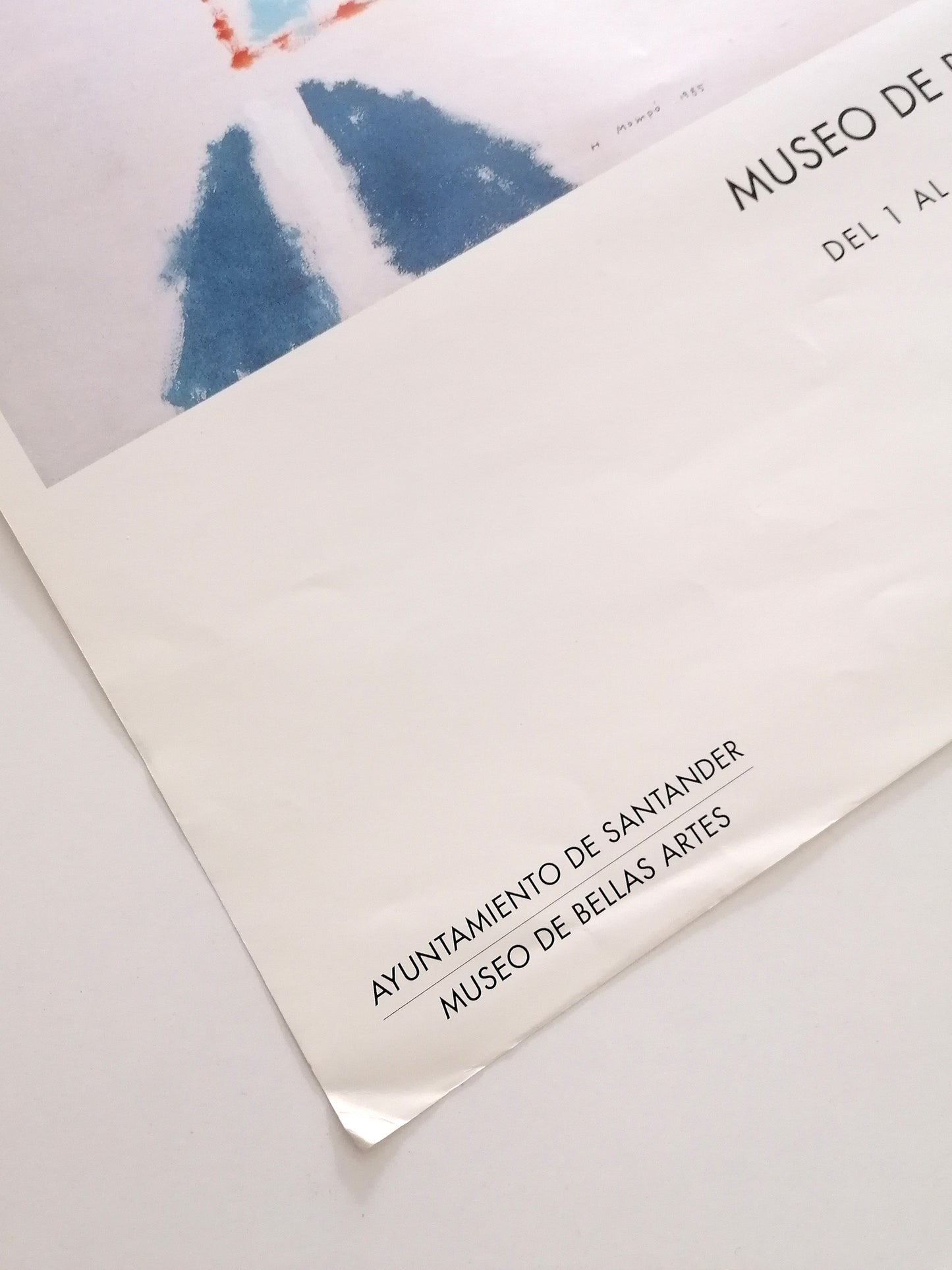 1994 Mompó Avant-garde Colors Large Poster Art Exhibition