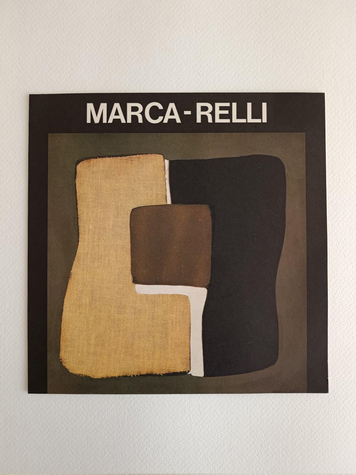 1978 Marca Relli Joan Prats Barcelona Art Exhivition Invitation