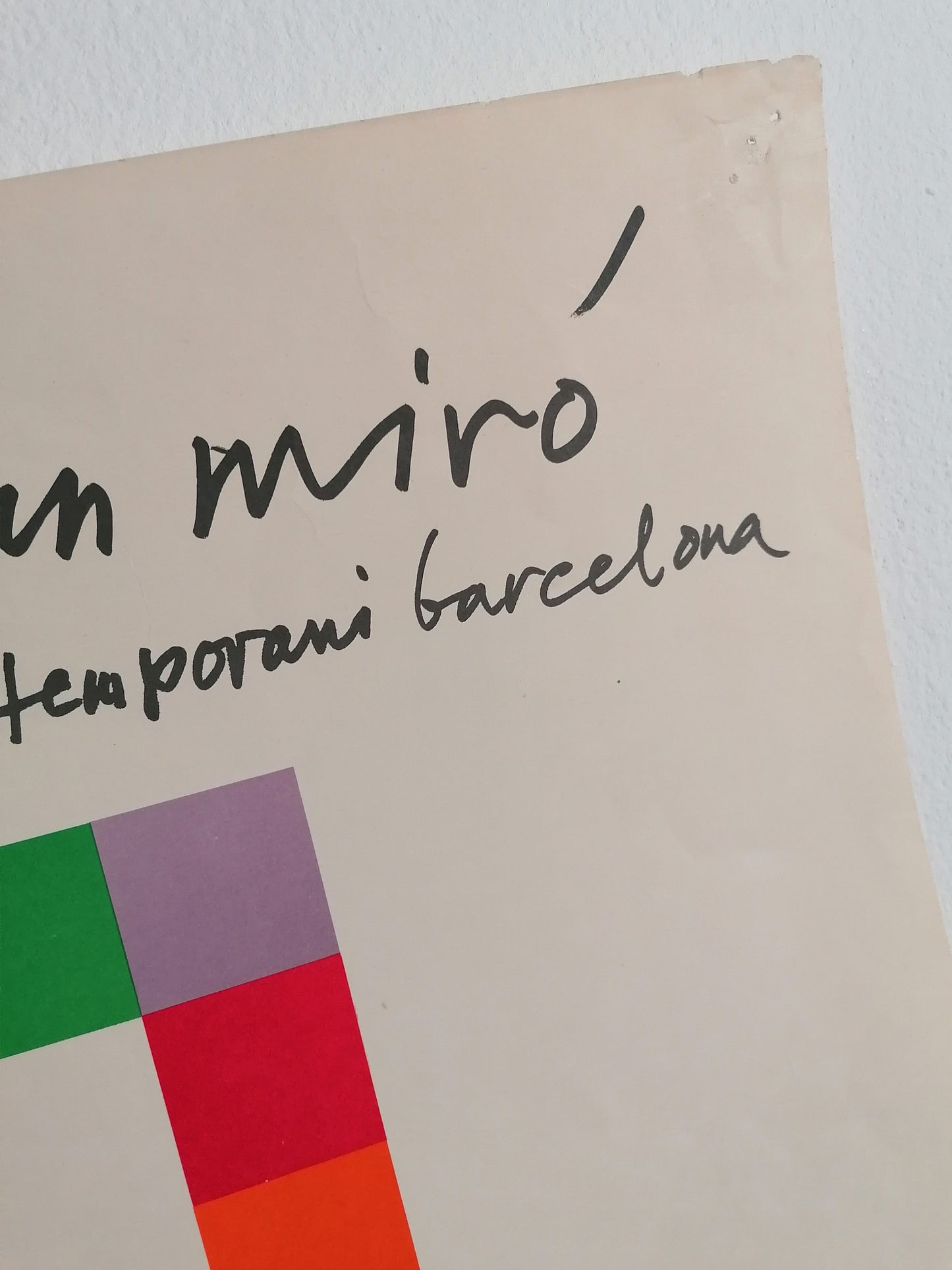 1980 Max Bill Poster from Fundació Miró Barcelona Exhibition