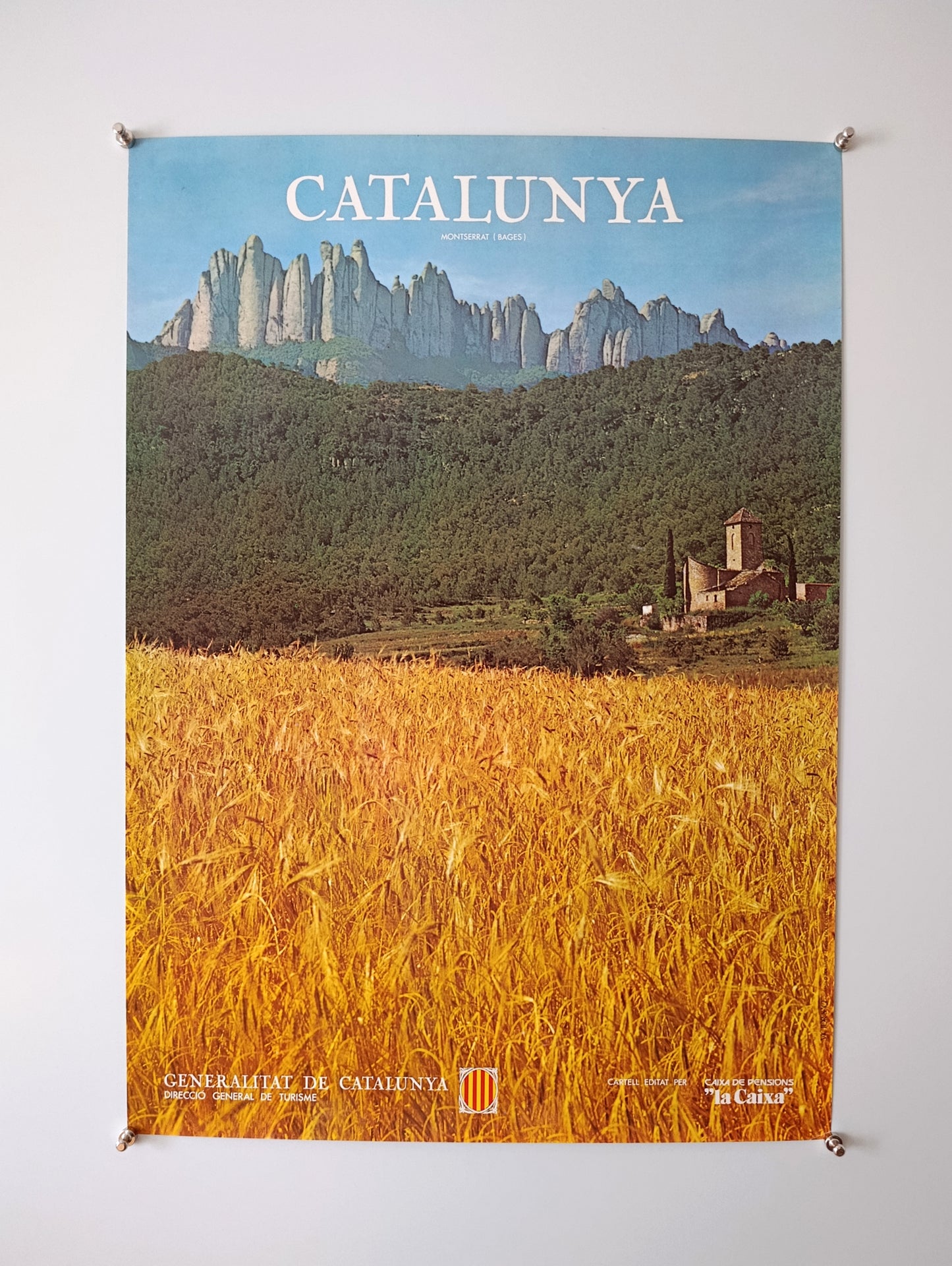 1979 Montserrat Catalonia Travel Poster