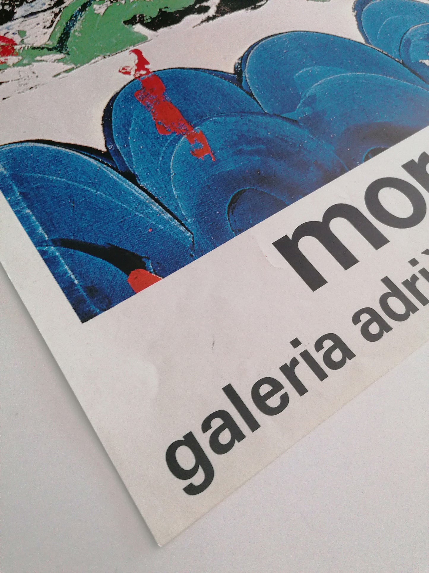 1976 Moret Small Poster from Galeria Adrià